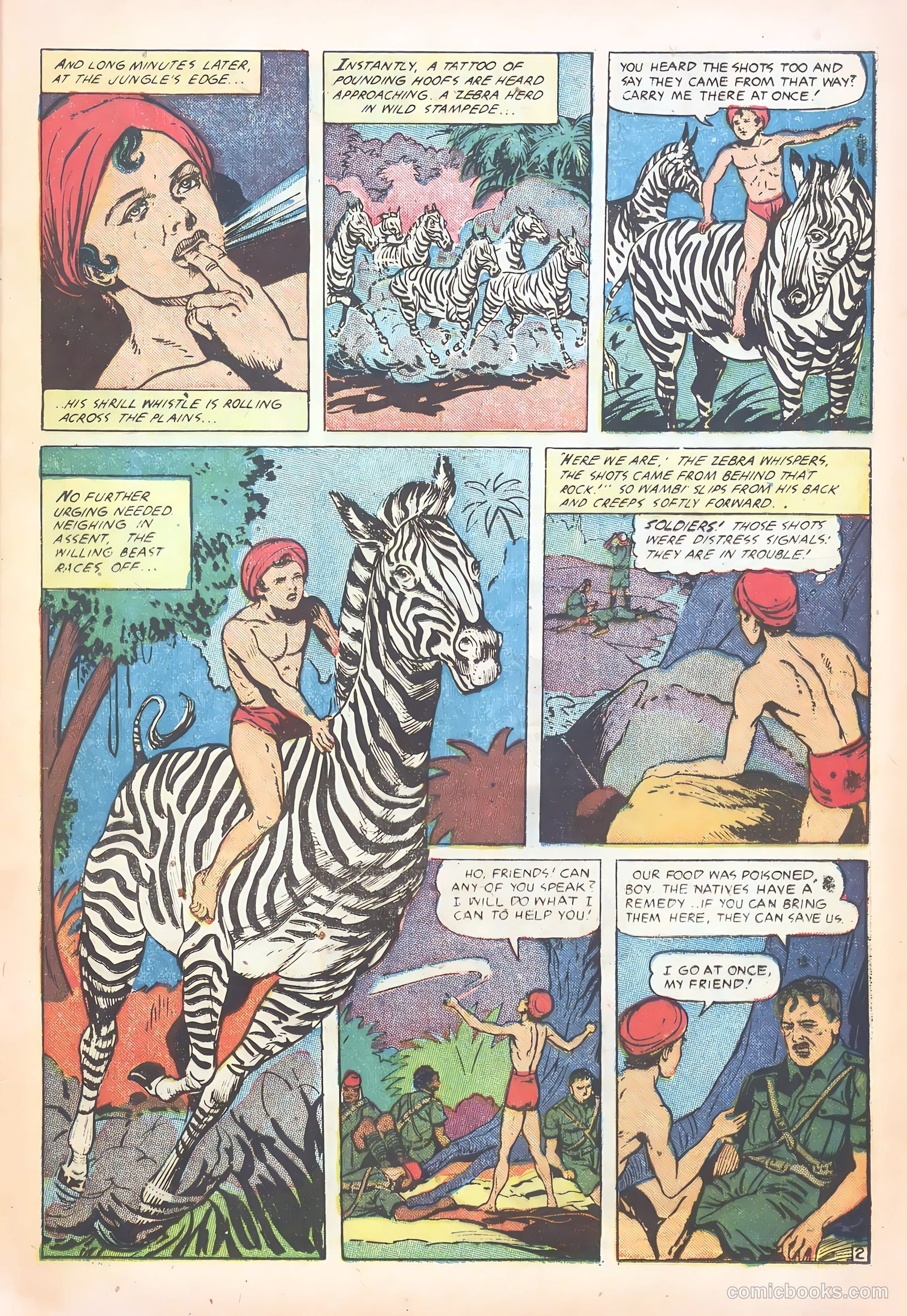 Wambi, Jungle Boy #15 (1952) — page 21 of 36