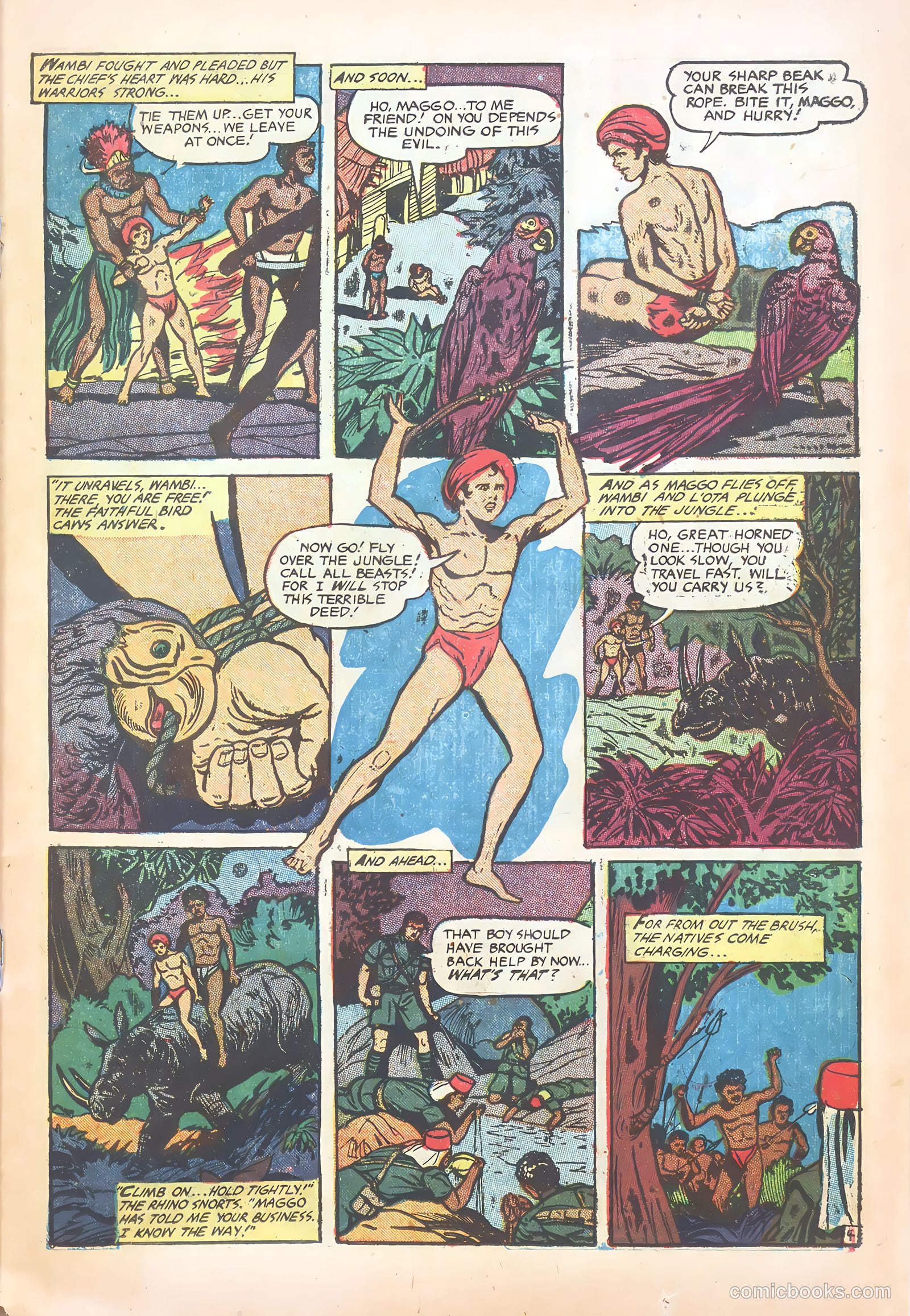 Wambi, Jungle Boy #15 (1952) — page 23 of 36