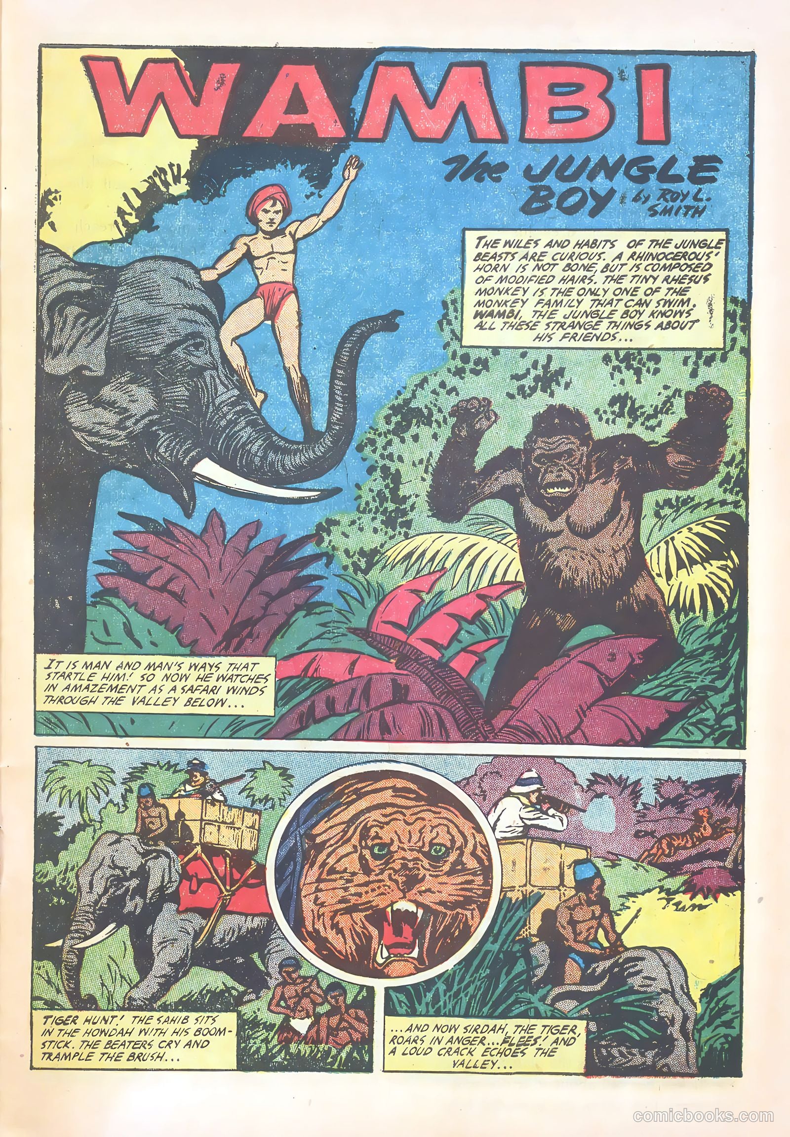 Wambi, Jungle Boy #15 (1952) — page 27 of 36