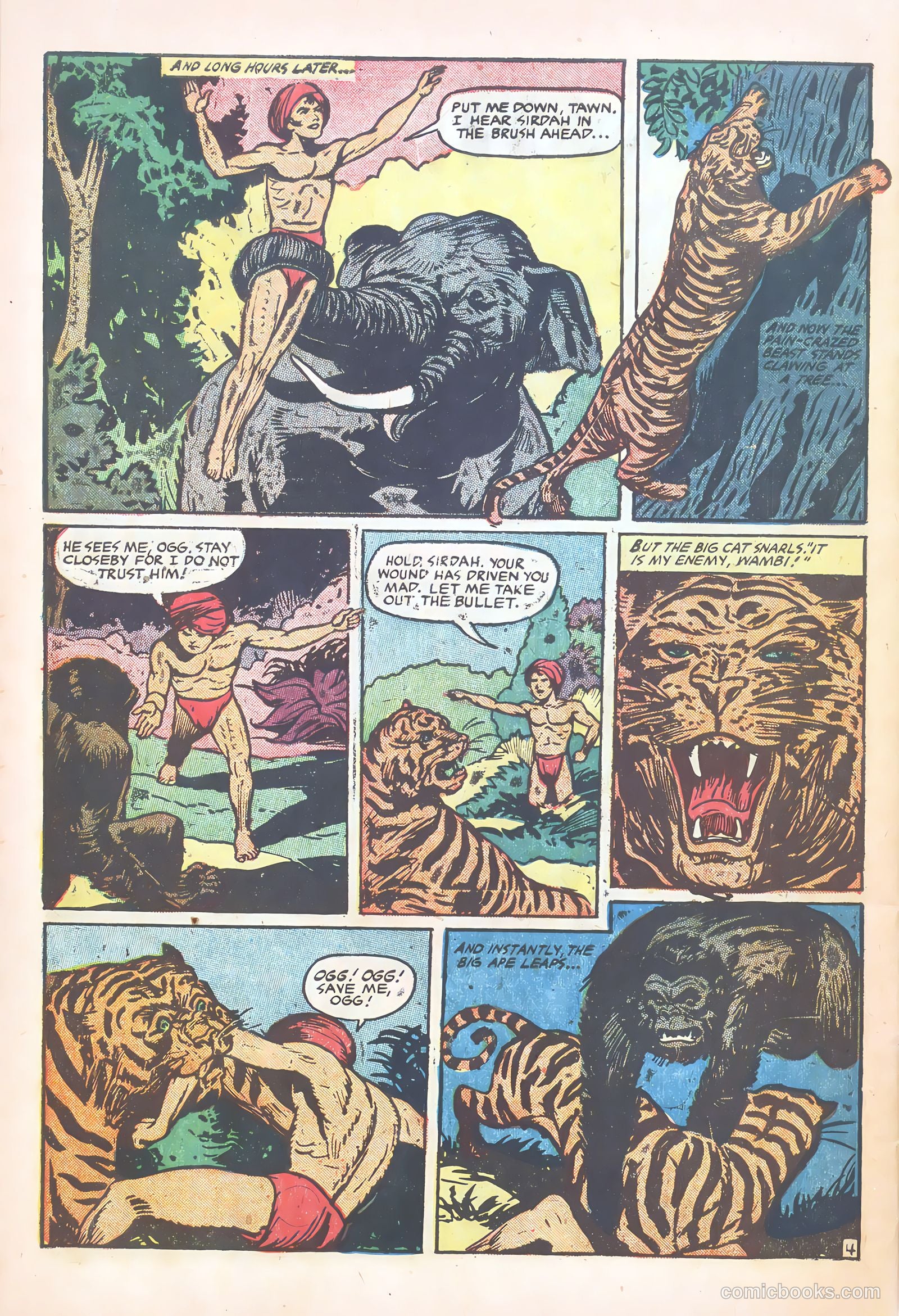 Wambi, Jungle Boy #15 (1952) — page 30 of 36
