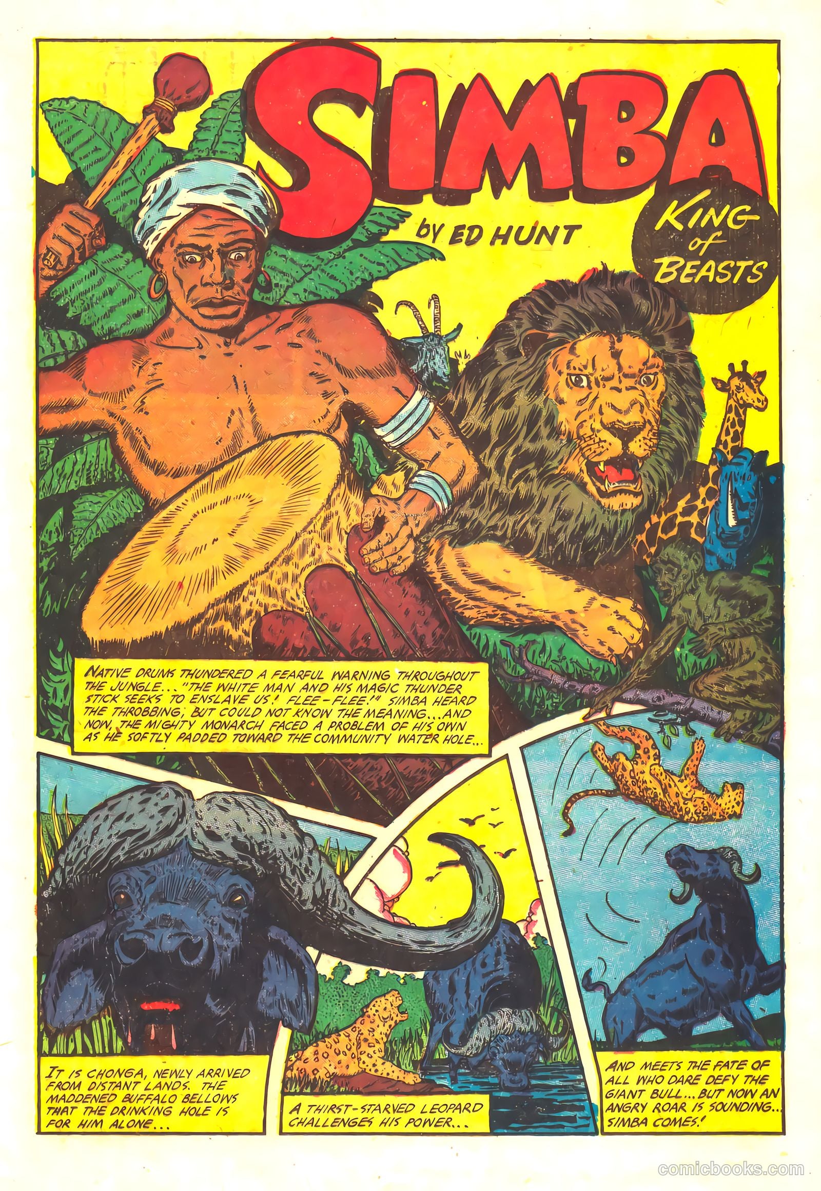 Wambi, Jungle Boy #16 (1952) — page 21 of 36