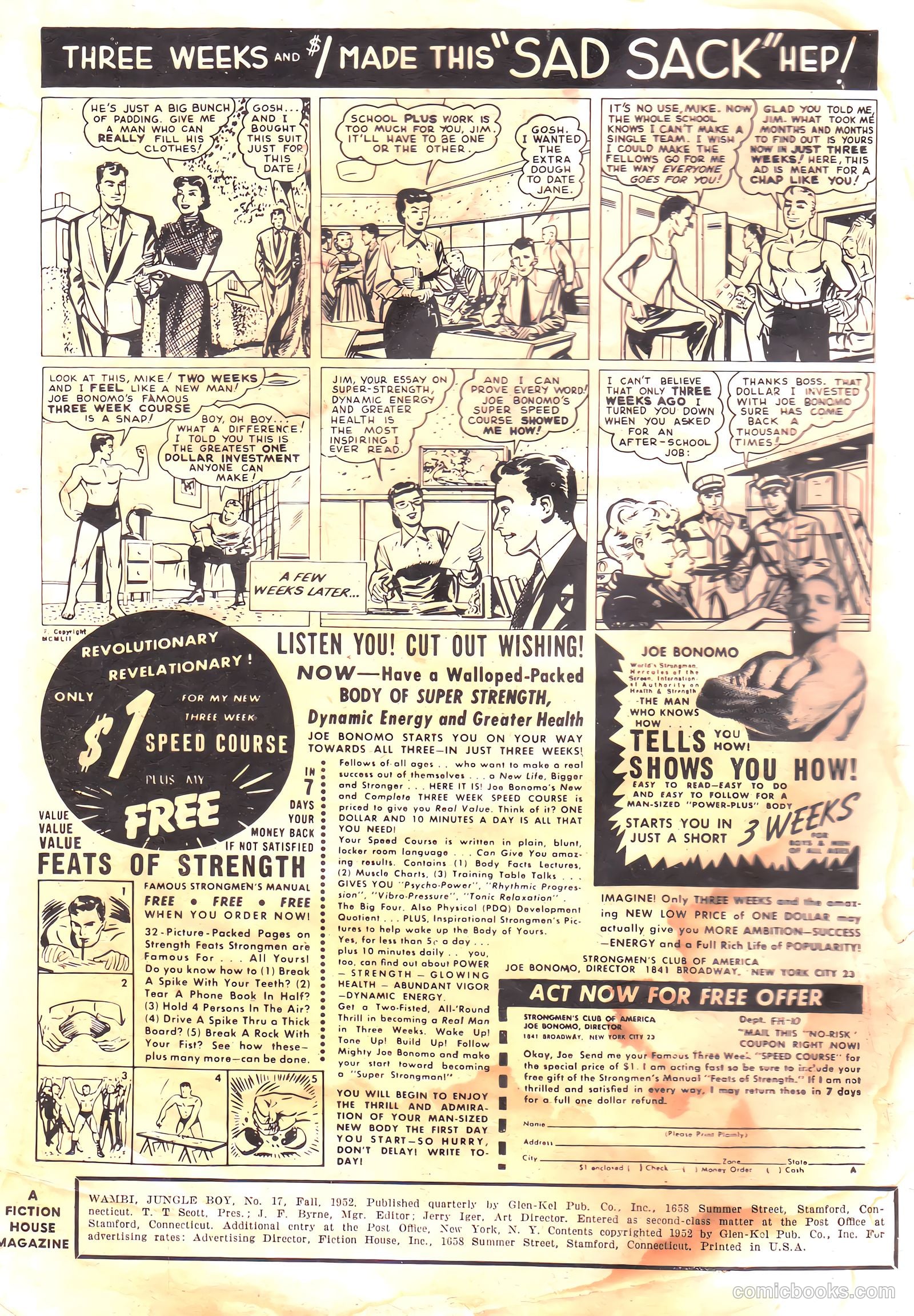 Wambi, Jungle Boy #17 (1952) — page 2 of 36