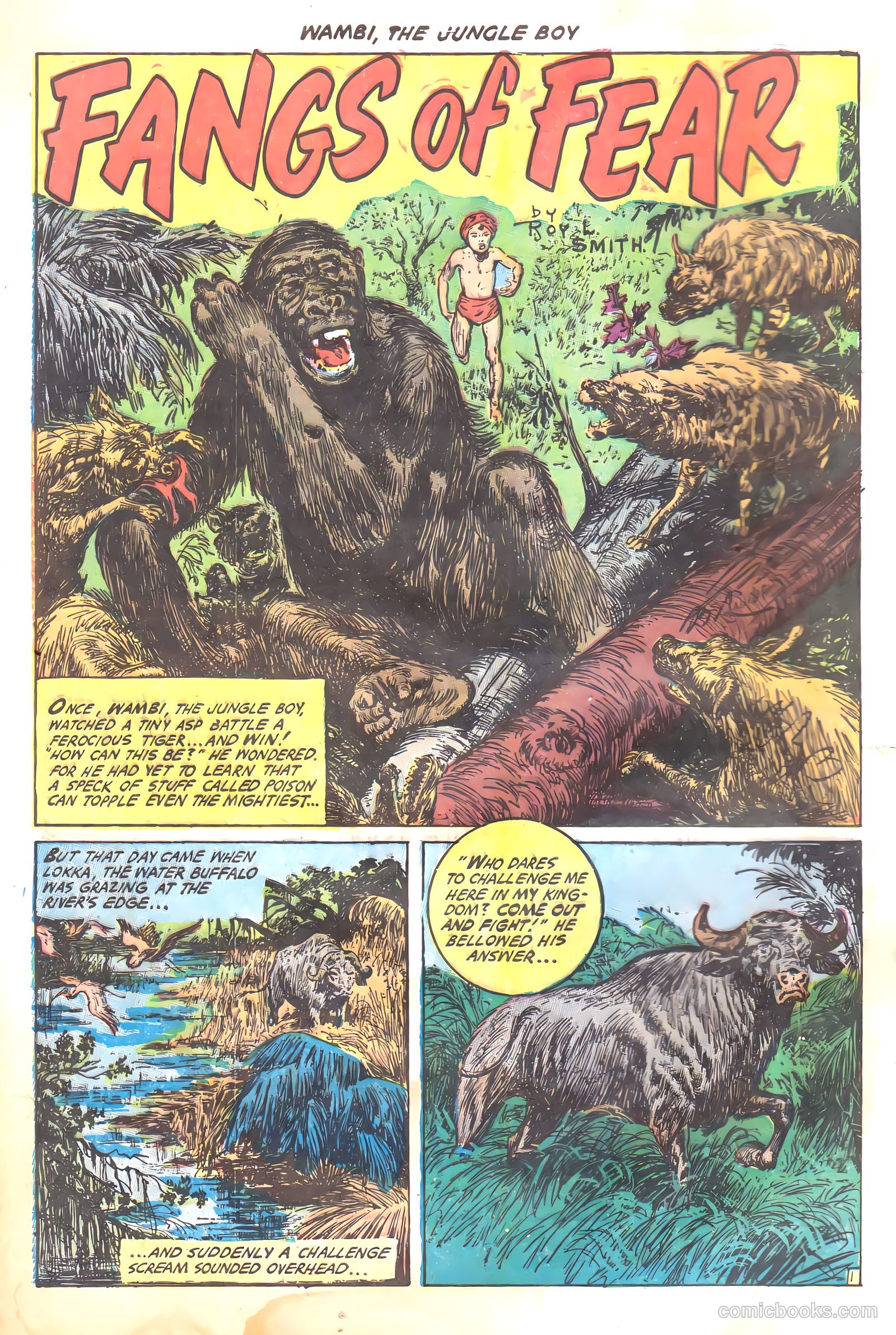 Wambi, Jungle Boy #17 (1952) — page 4 of 36