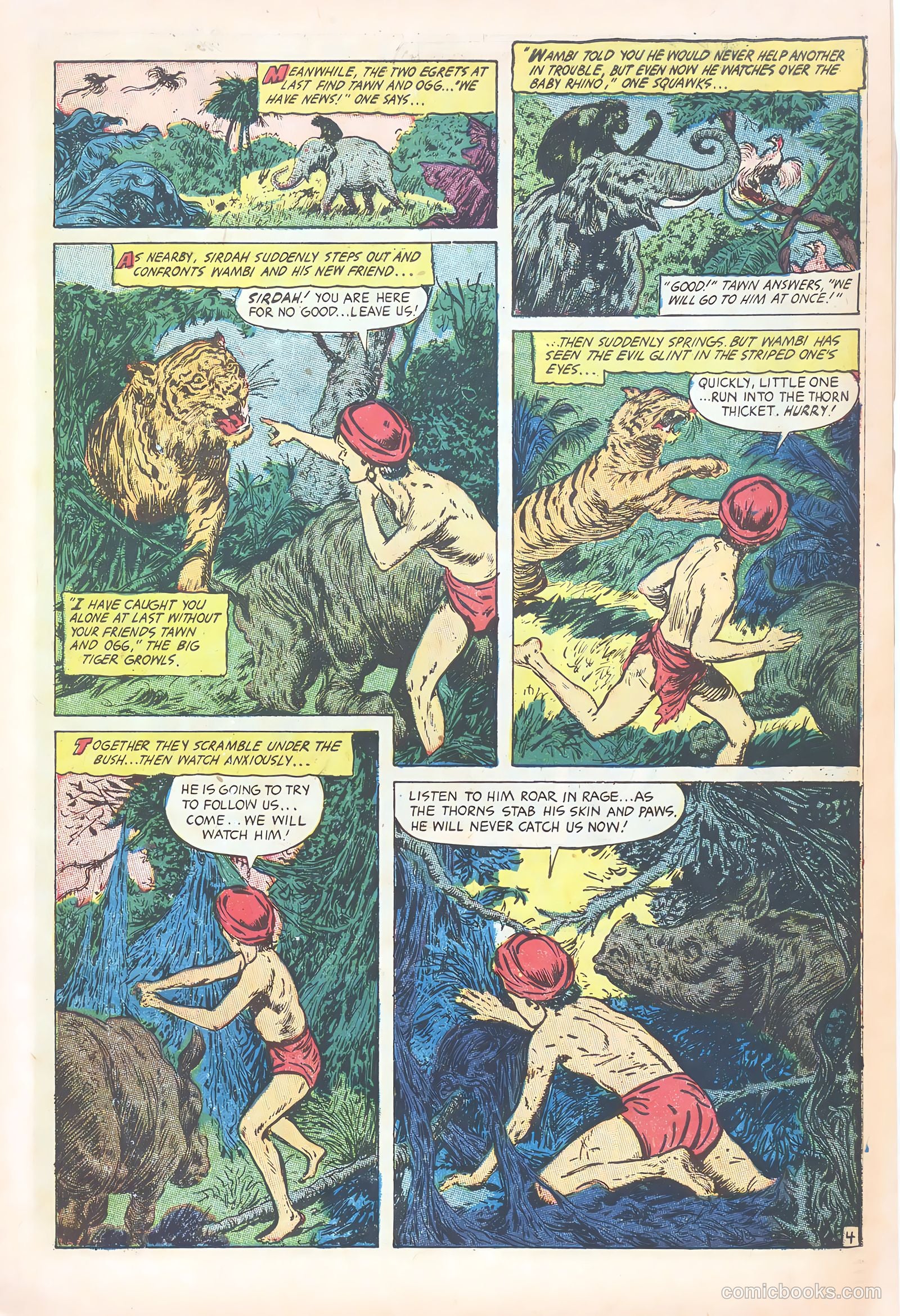 Wambi, Jungle Boy #18 (1952) — page 7 of 36