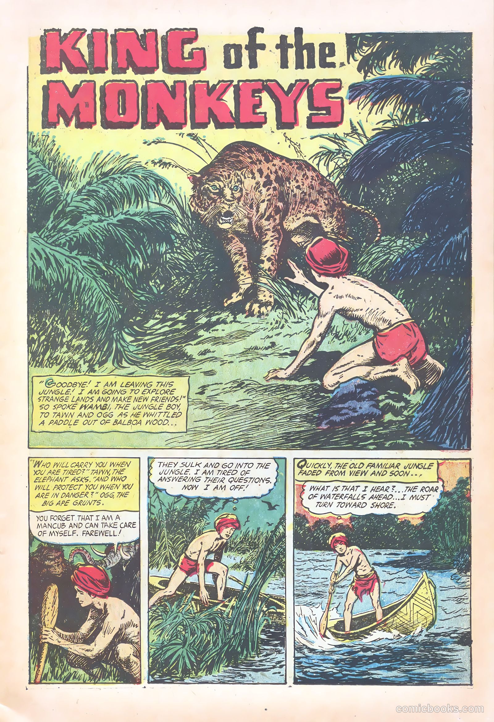 Wambi, Jungle Boy #18 (1952) — page 11 of 36