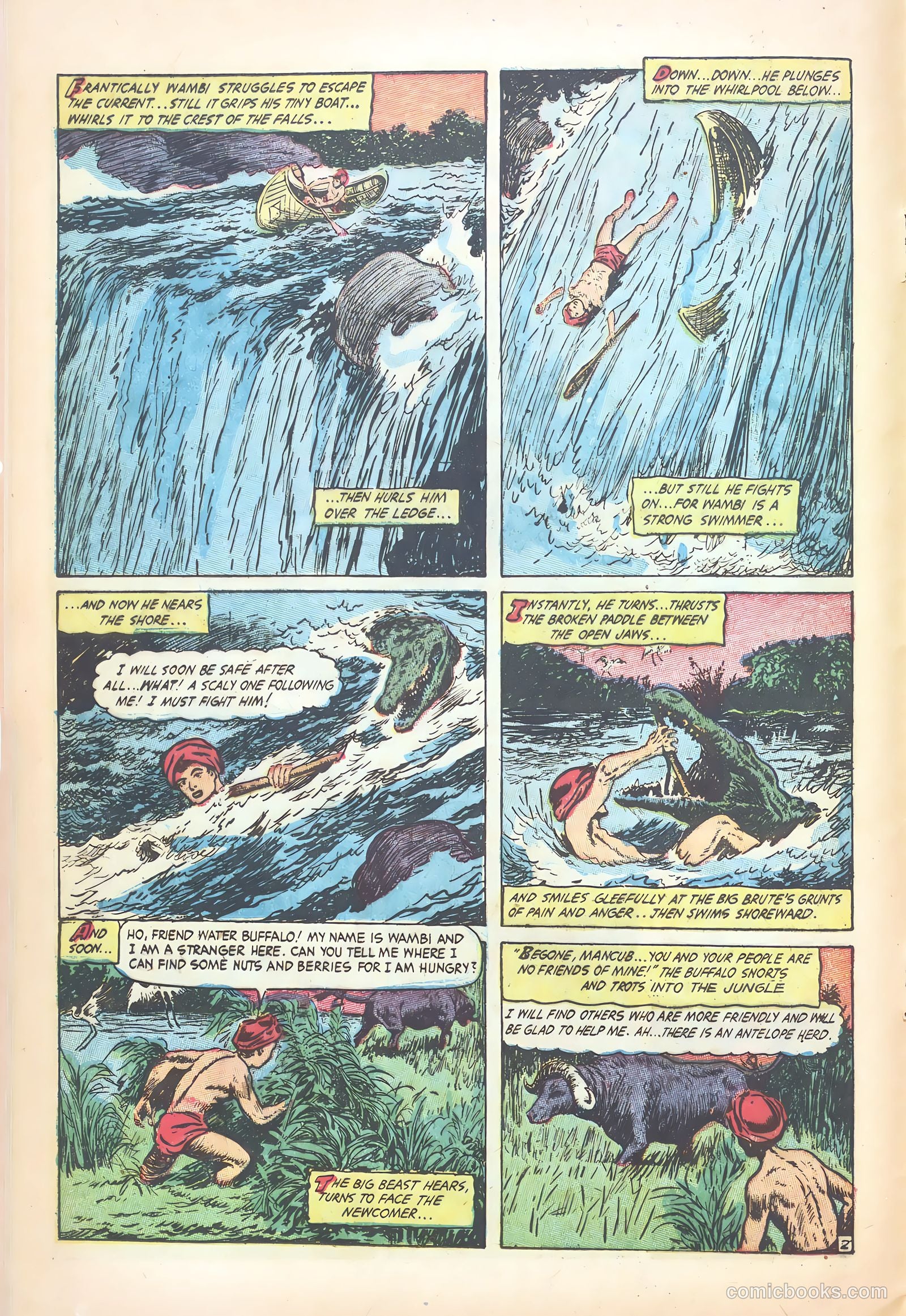 Wambi, Jungle Boy #18 (1952) — page 12 of 36