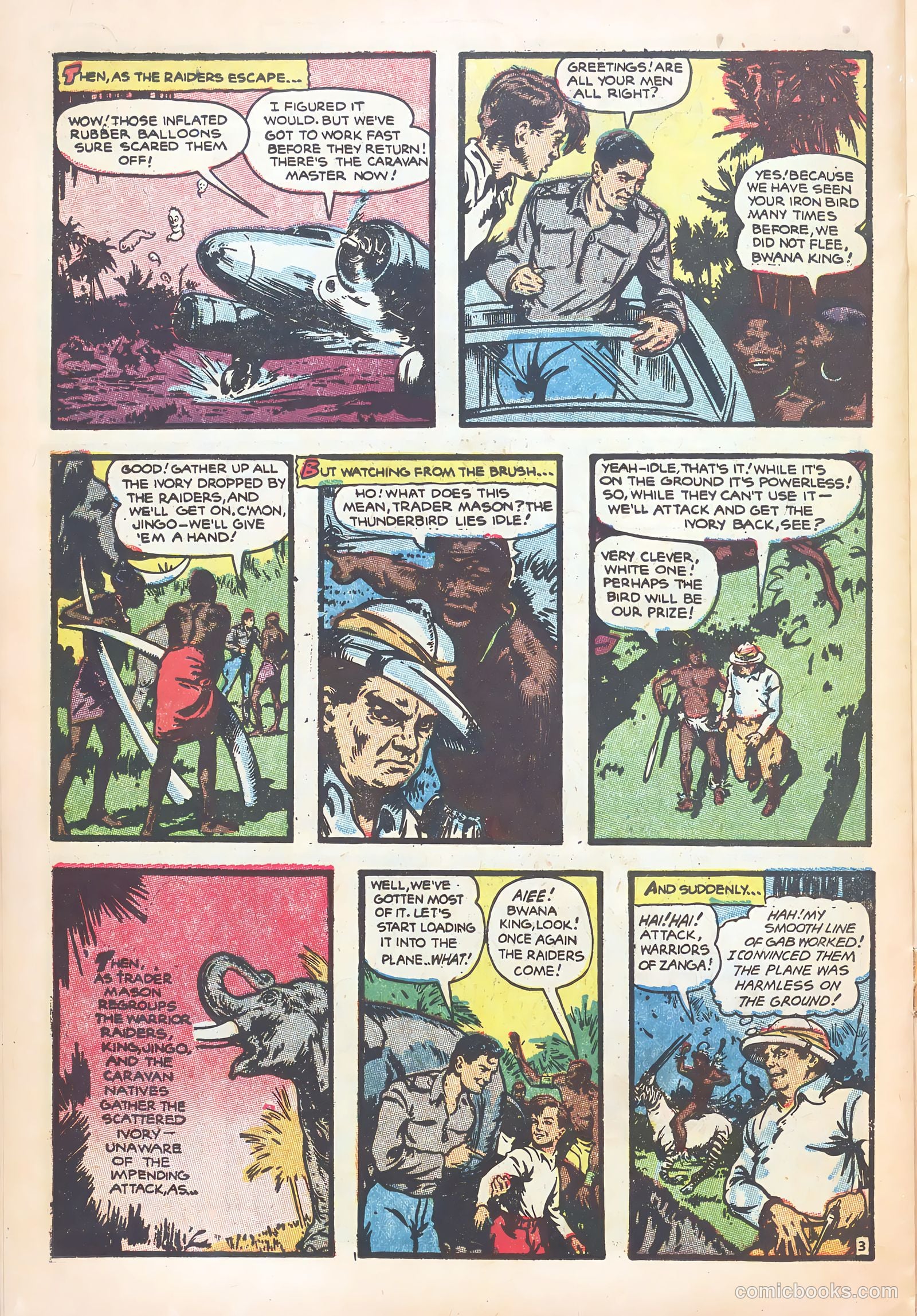 Wambi, Jungle Boy #18 (1952) — page 22 of 36