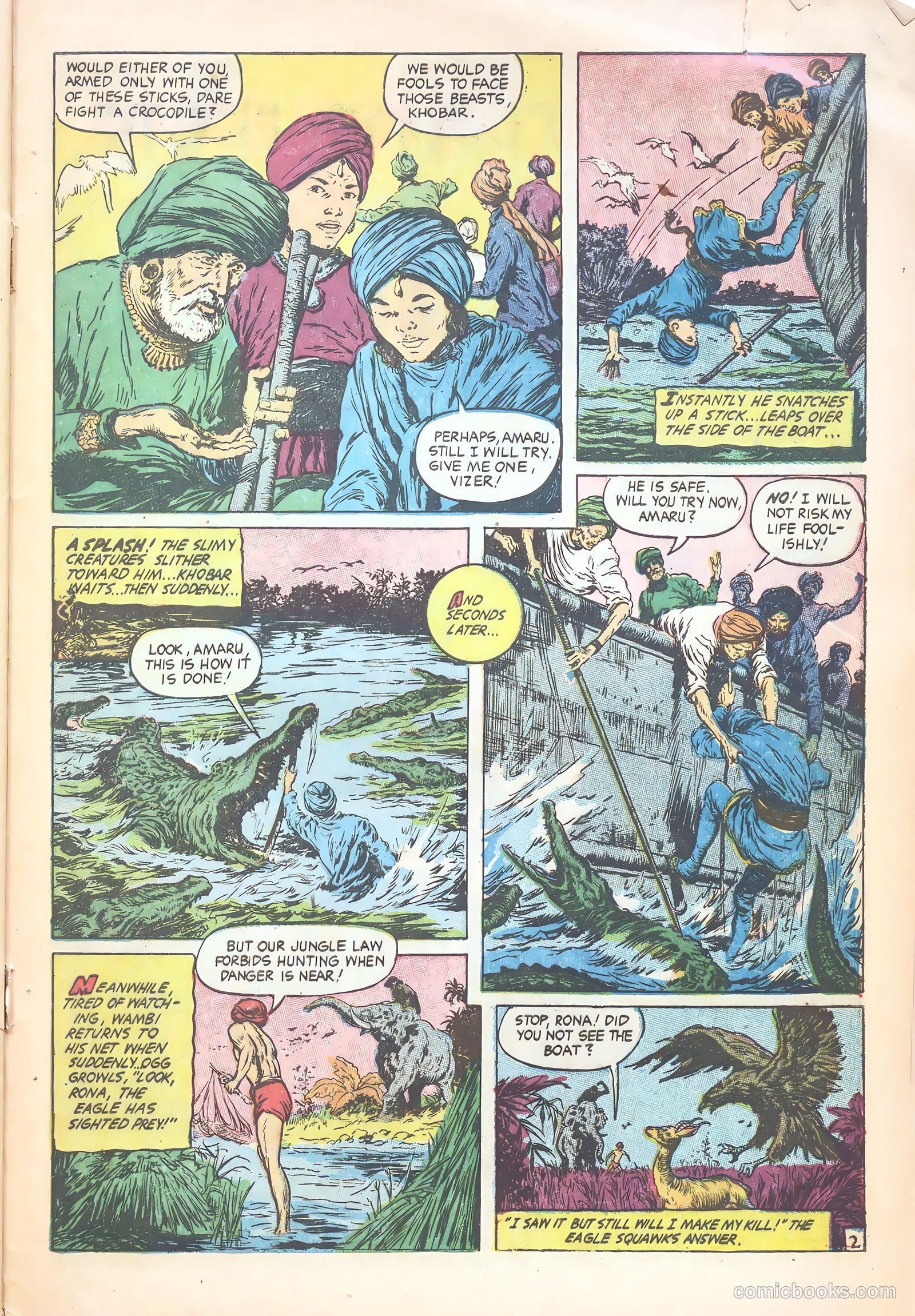 Wambi, Jungle Boy #18 (1952) — page 29 of 36