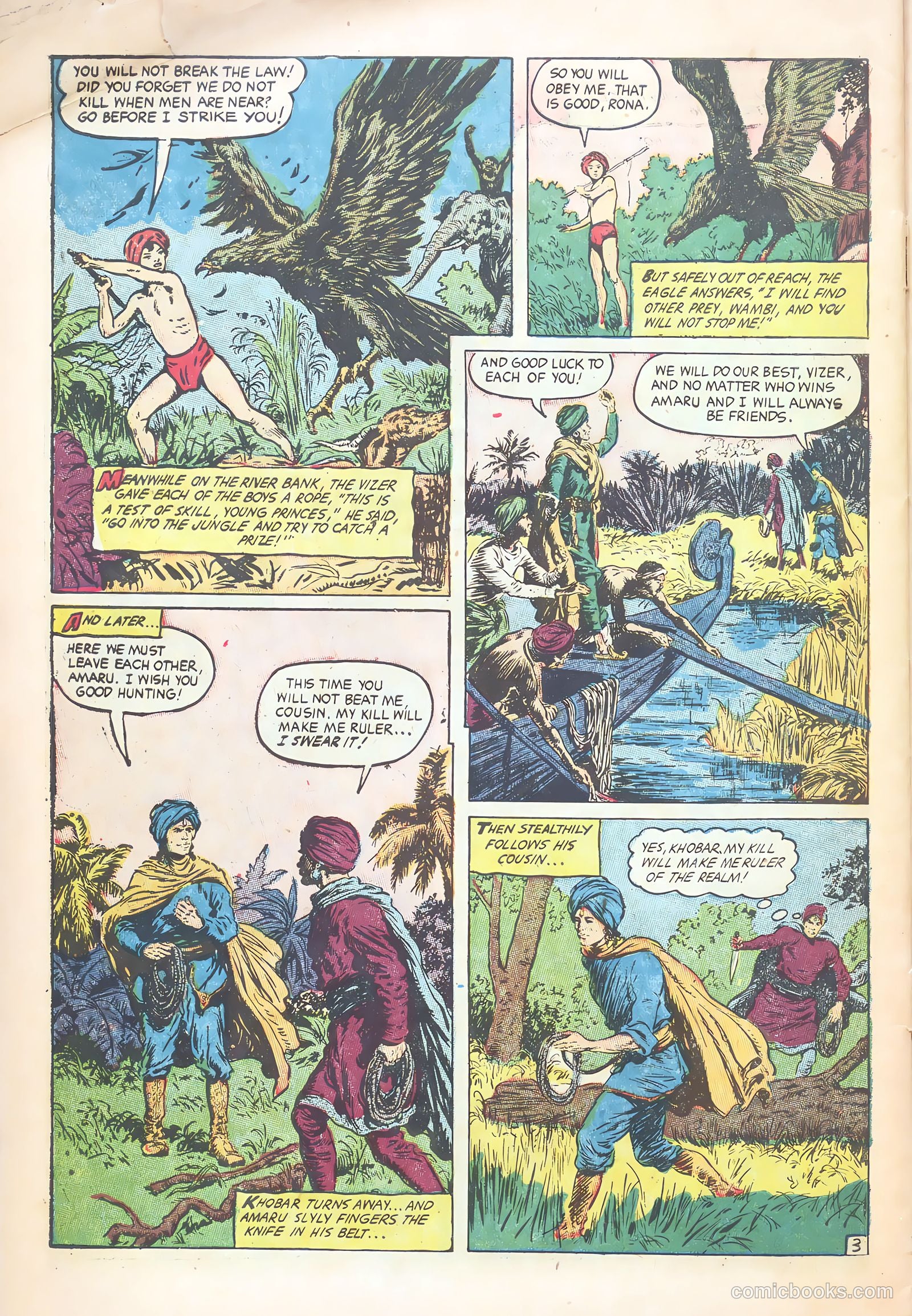 Wambi, Jungle Boy #18 (1952) — page 30 of 36