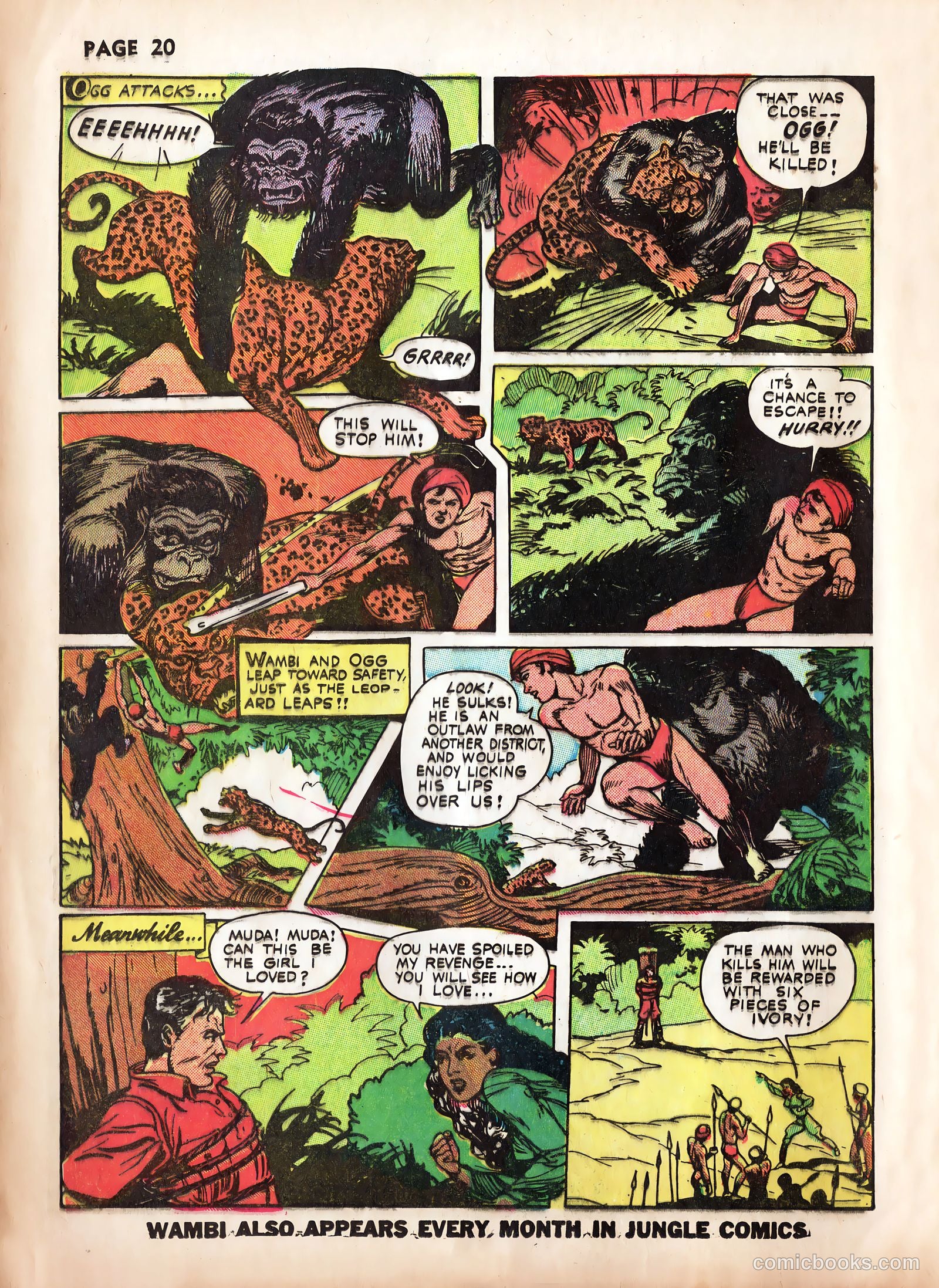 Wambi, Jungle Boy #2 (1942) — page 22 of 68