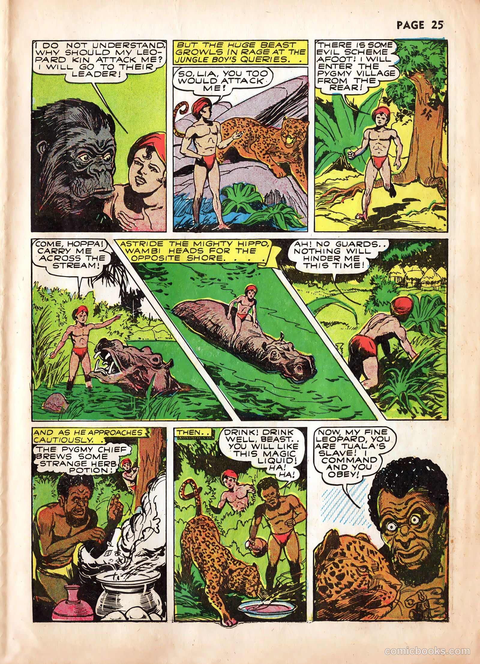 Wambi, Jungle Boy #2 (1942) — page 27 of 68