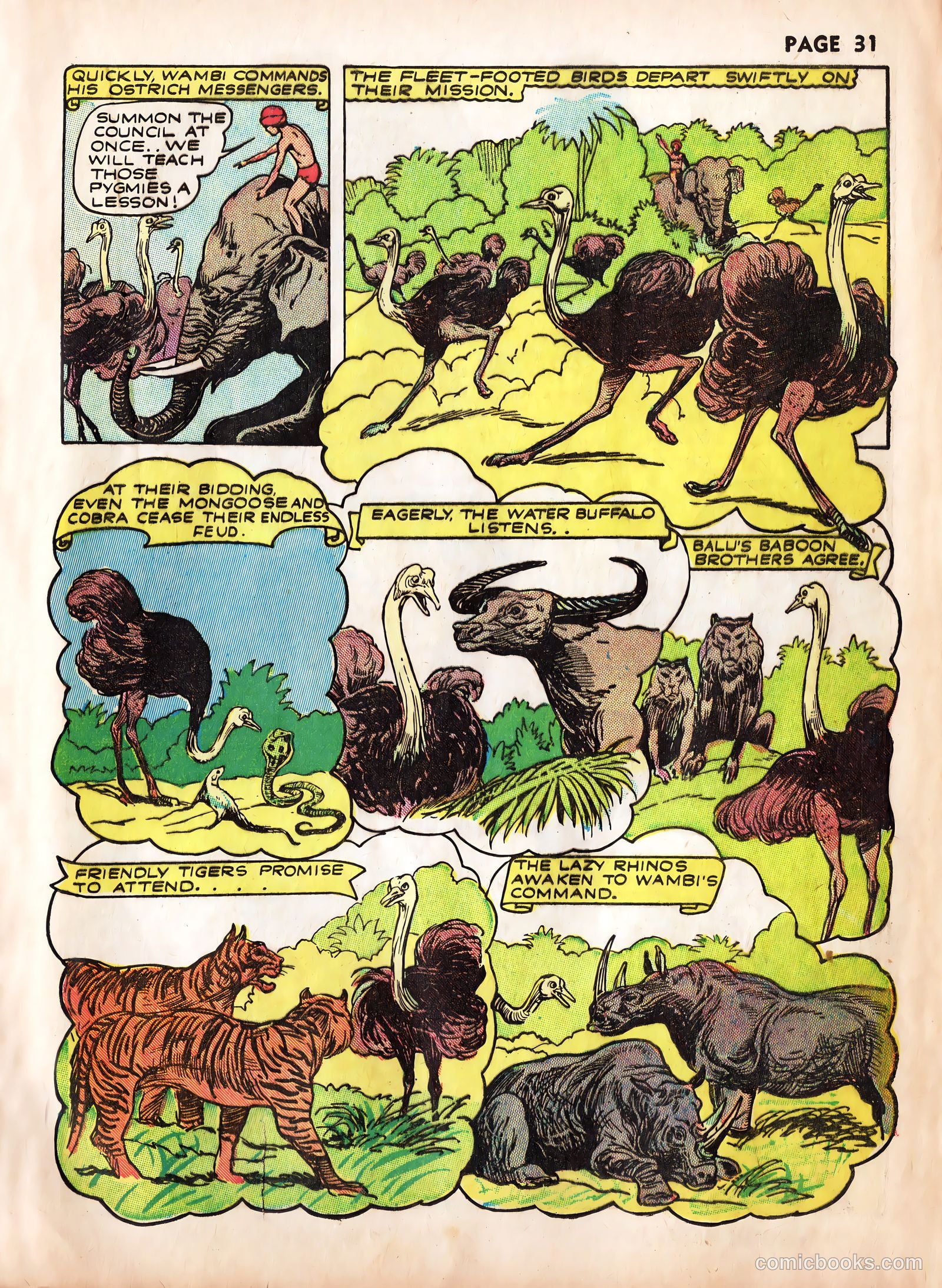 Wambi, Jungle Boy #2 (1942) — page 33 of 68