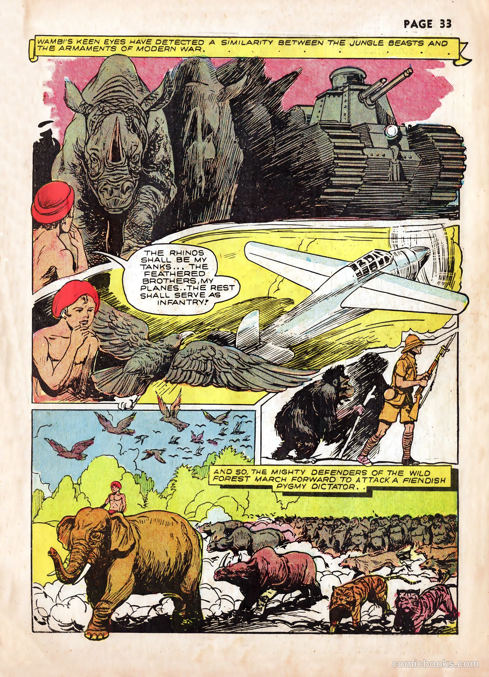 Wambi, Jungle Boy #2 (1942) — page 35 of 68