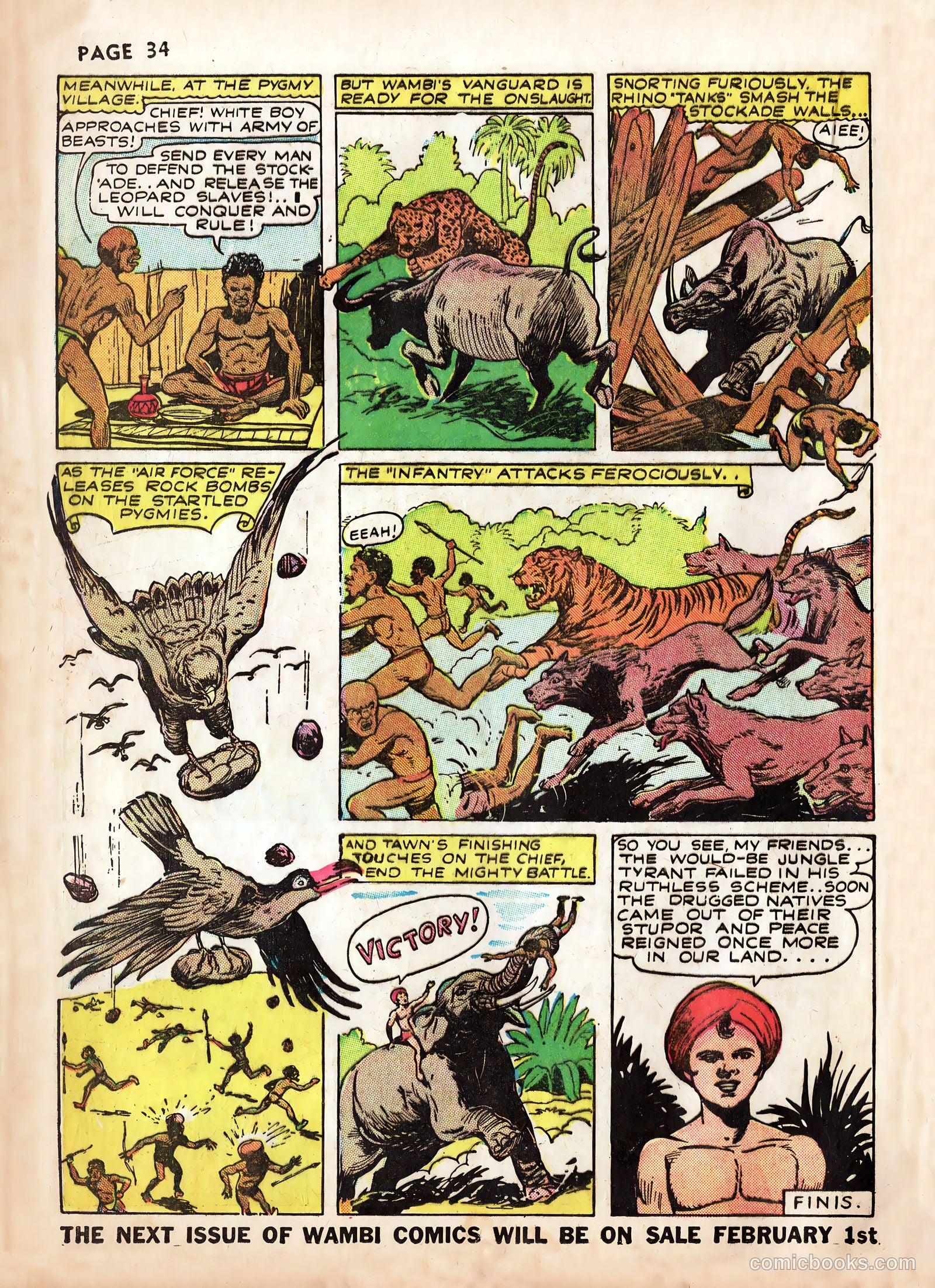 Wambi, Jungle Boy #2 (1942) — page 36 of 68