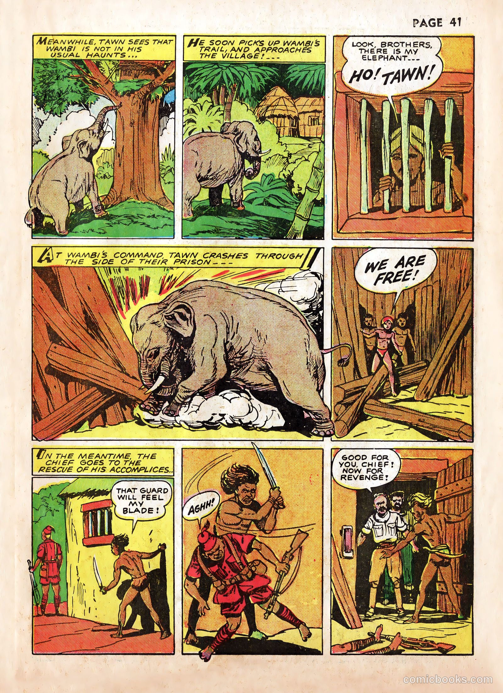 Wambi, Jungle Boy #2 (1942) — page 43 of 68