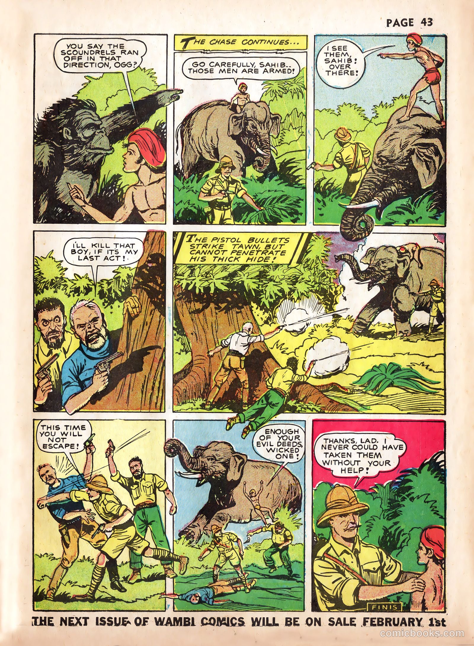 Wambi, Jungle Boy #2 (1942) — page 45 of 68