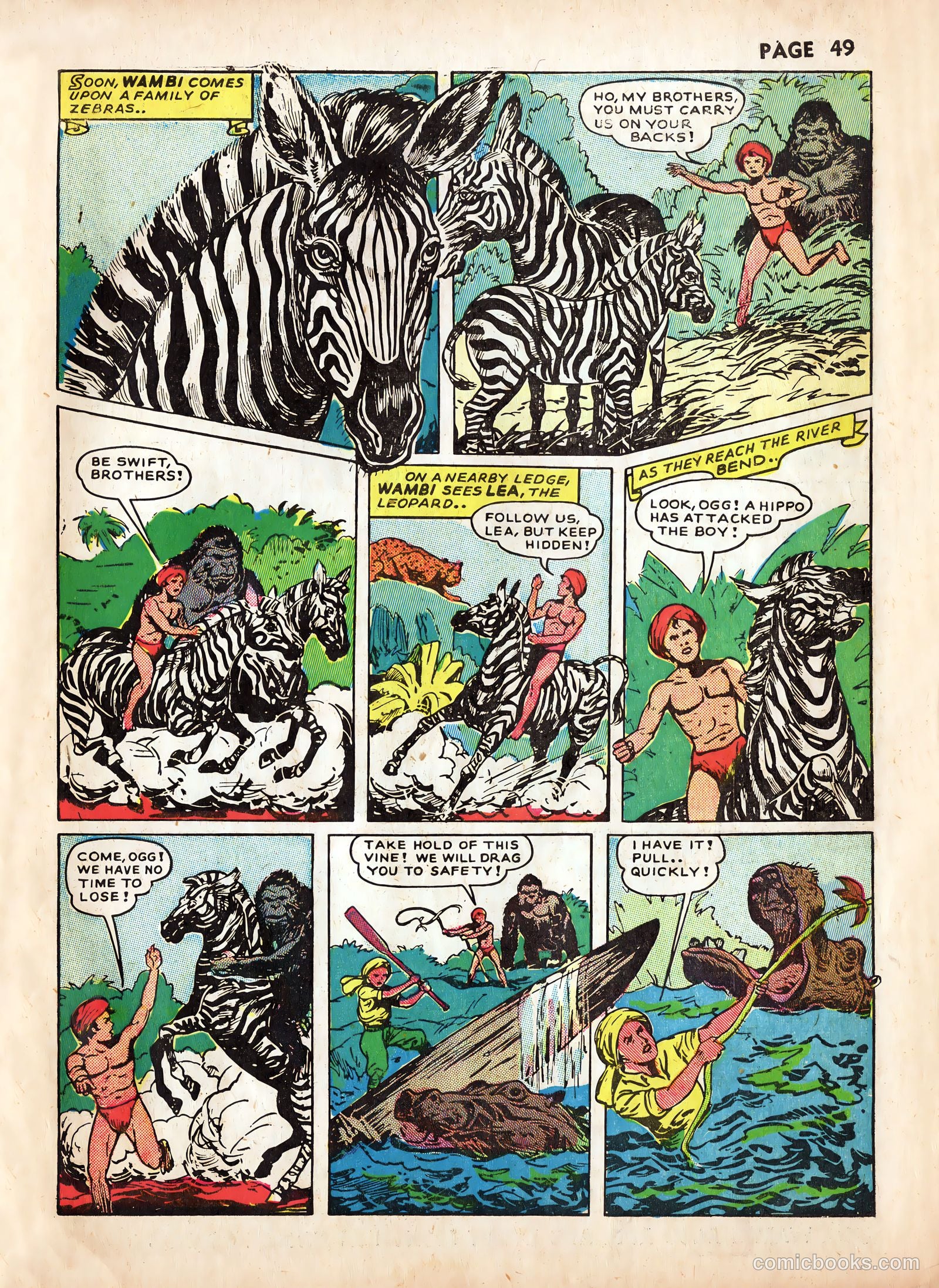 Wambi, Jungle Boy #2 (1942) — page 51 of 68