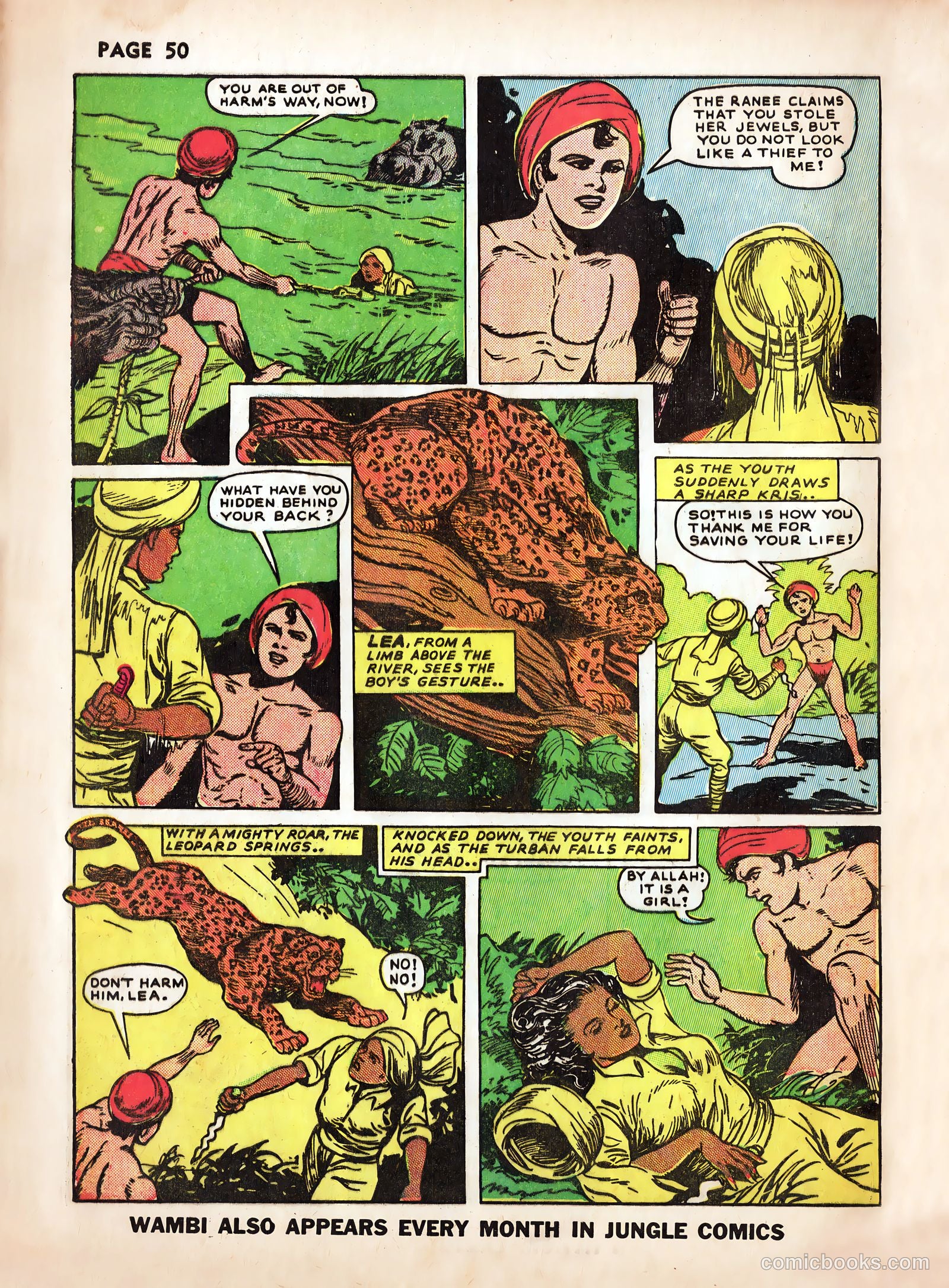 Wambi, Jungle Boy #2 (1942) — page 52 of 68