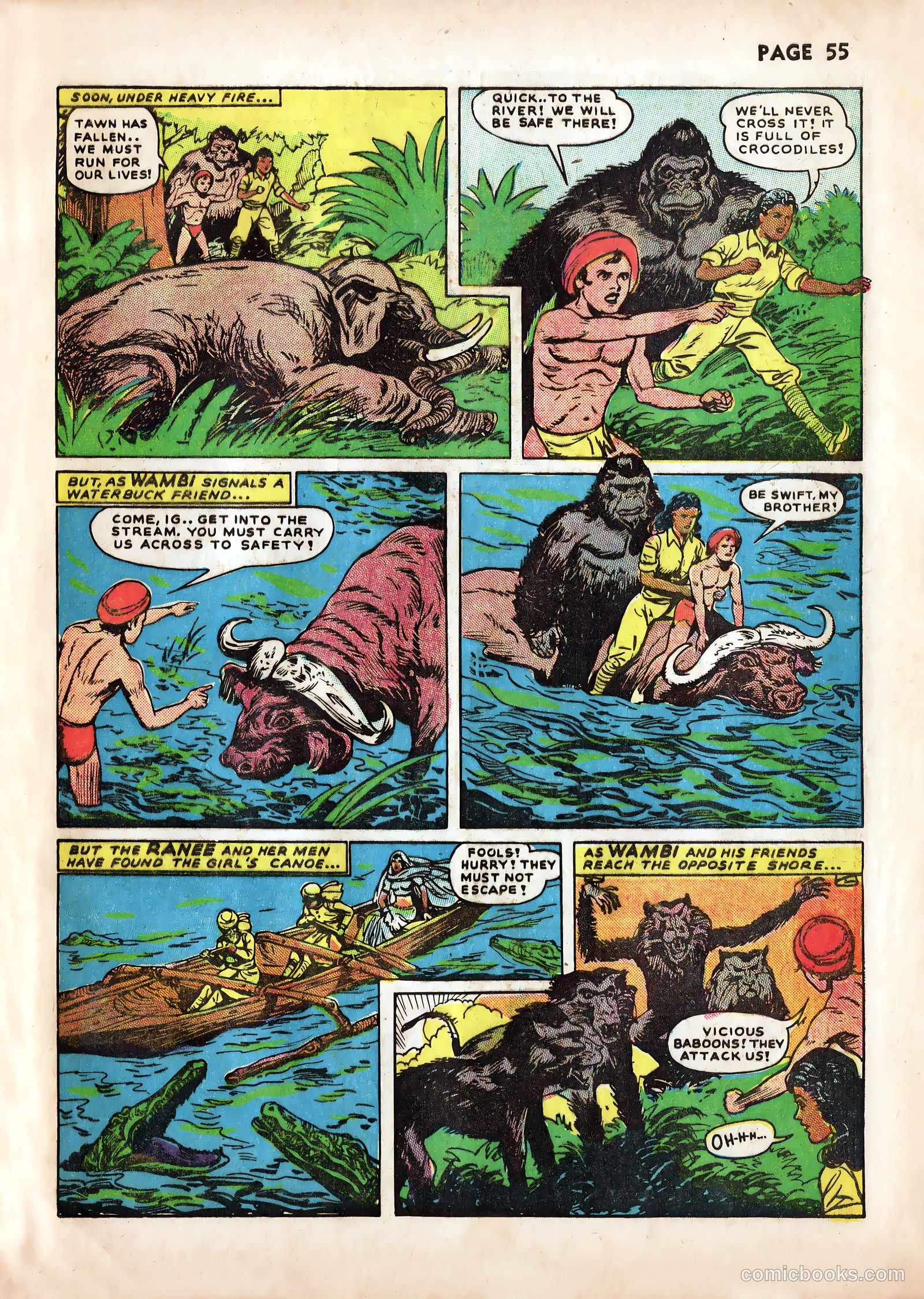 Wambi, Jungle Boy #2 (1942) — page 57 of 68