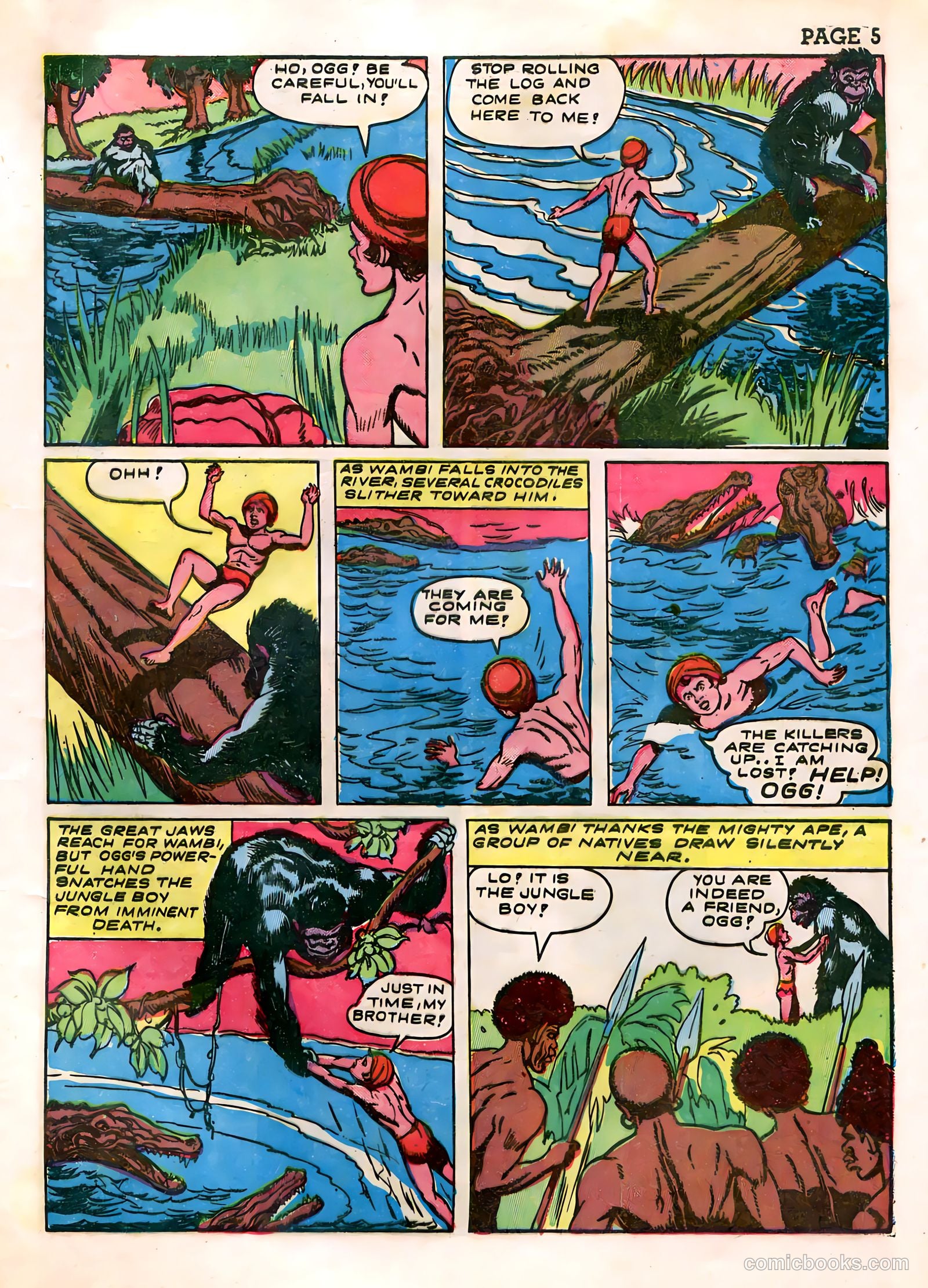 Wambi, Jungle Boy #3 (1943) — page 7 of 68