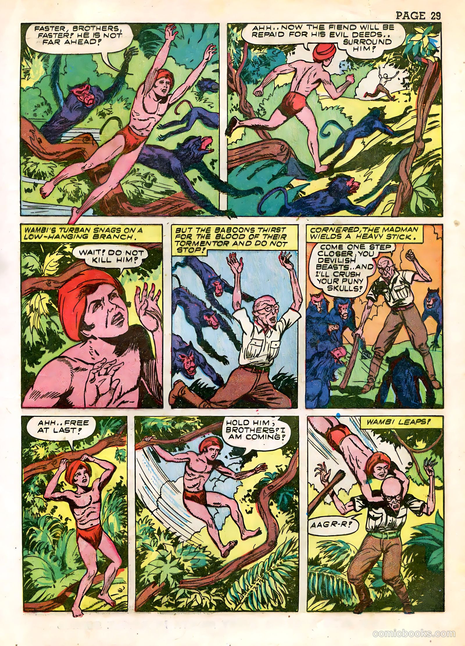 Wambi, Jungle Boy #3 (1943) — page 31 of 68