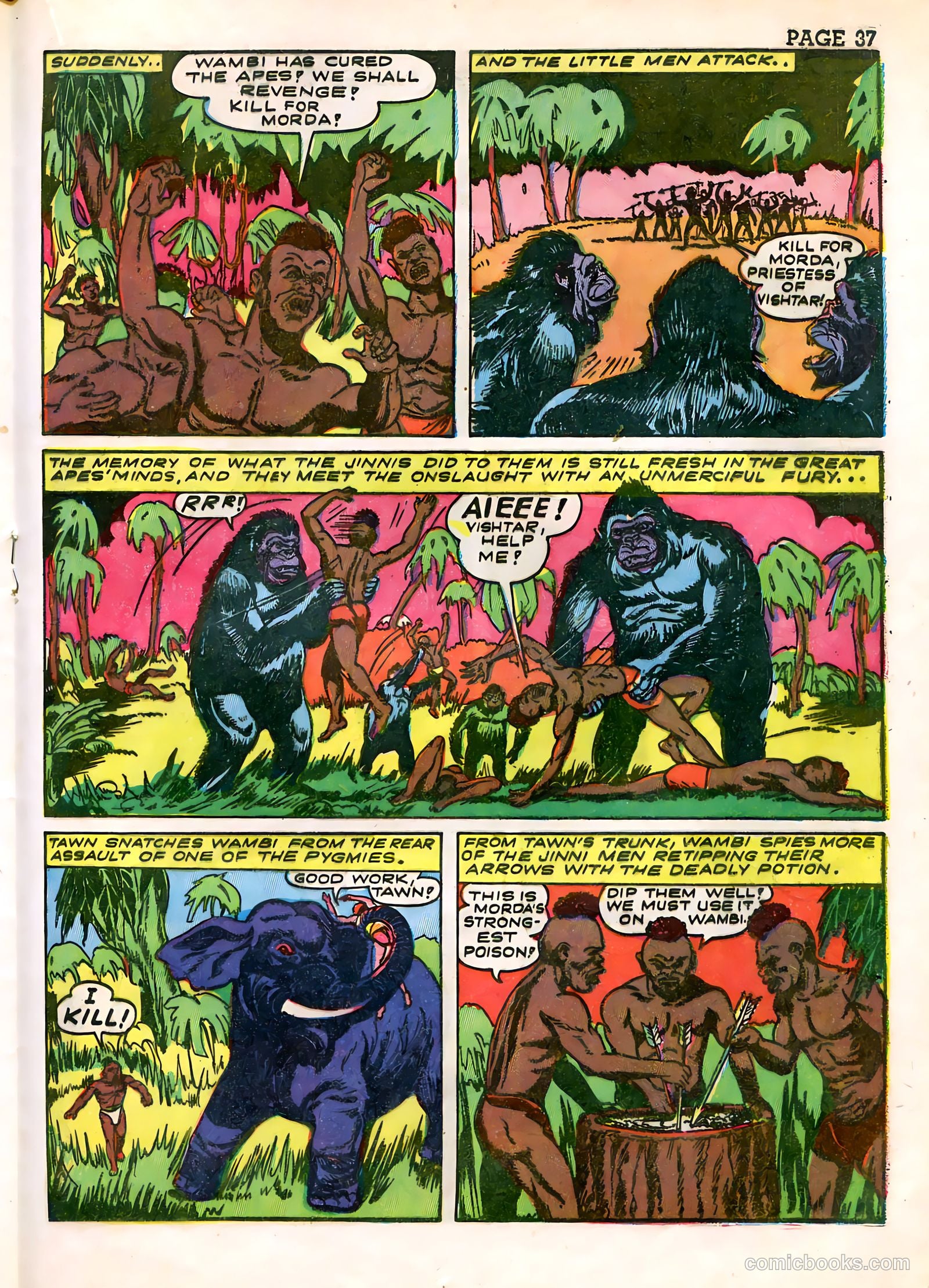 Wambi, Jungle Boy #3 (1943) — page 39 of 68