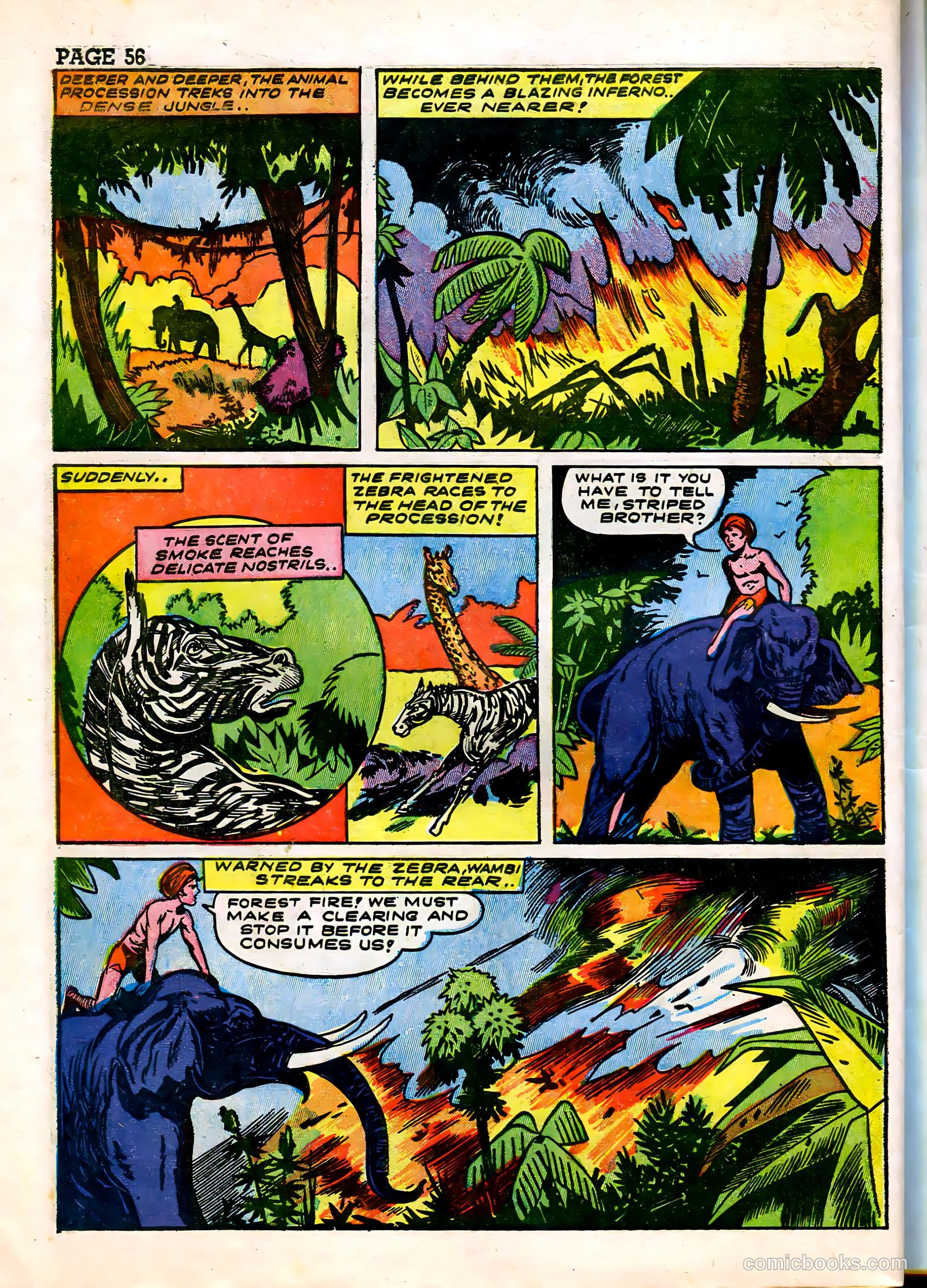 Wambi, Jungle Boy #3 (1943) — page 58 of 68