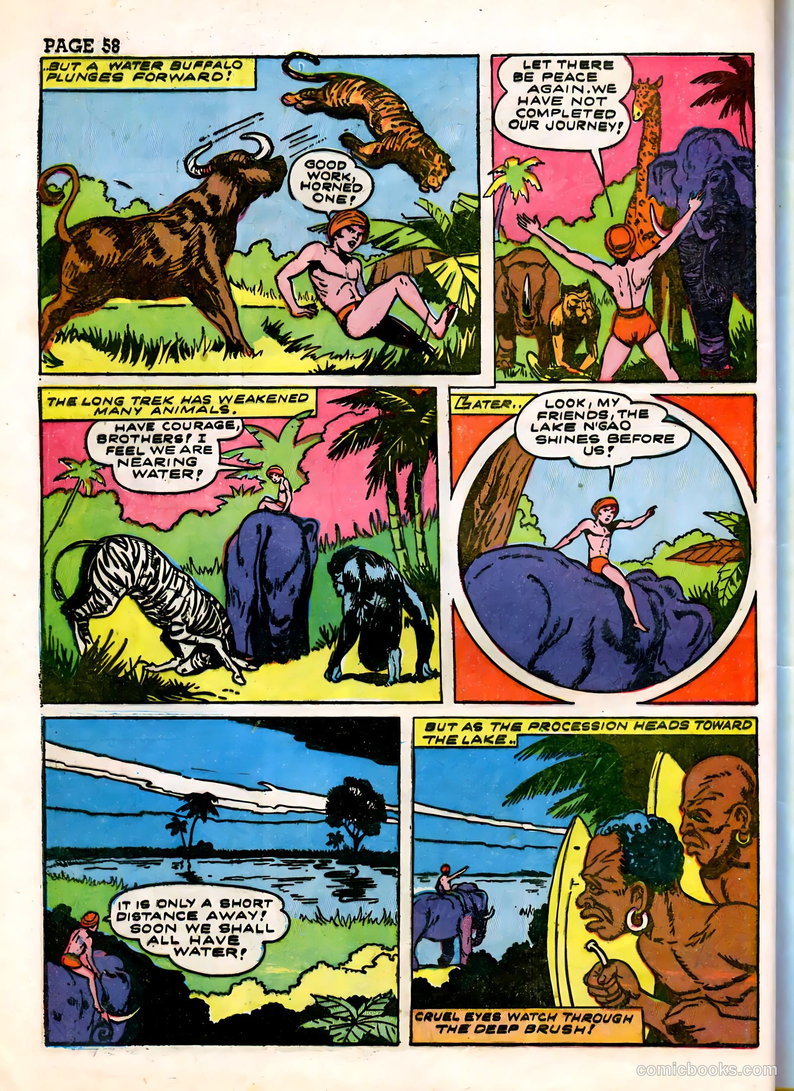 Wambi, Jungle Boy #3 (1943) — page 60 of 68