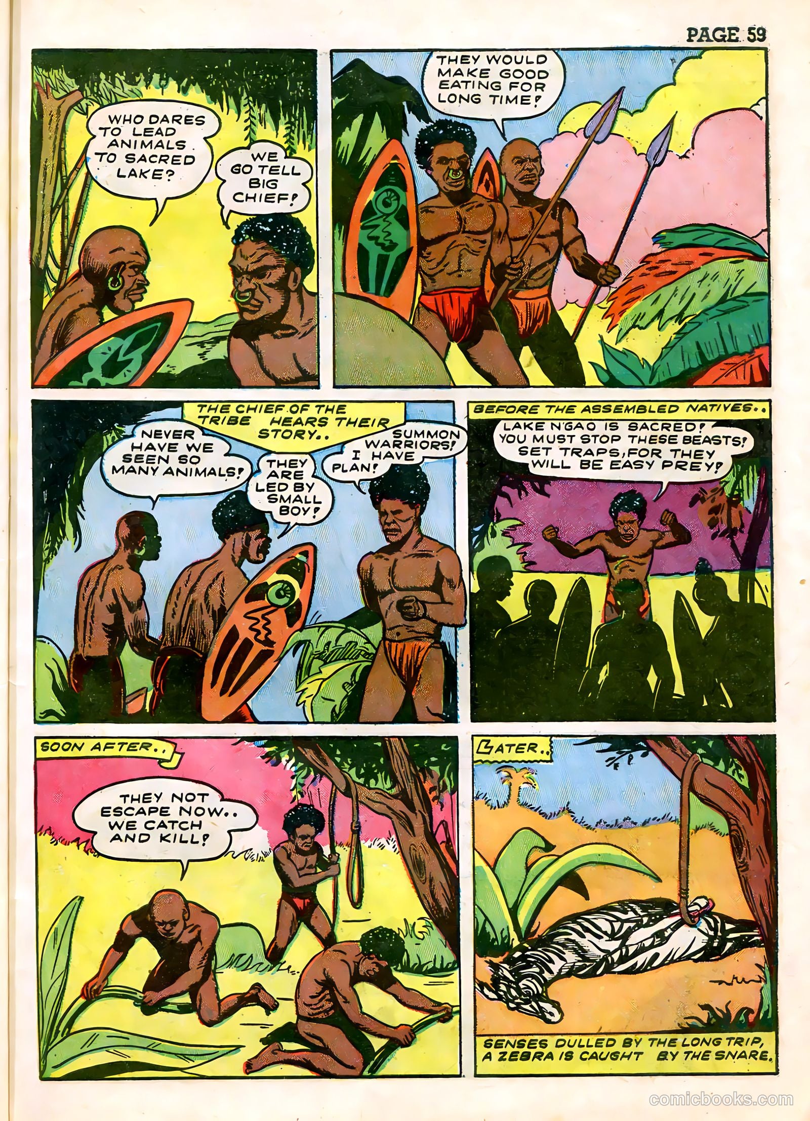 Wambi, Jungle Boy #3 (1943) — page 61 of 68