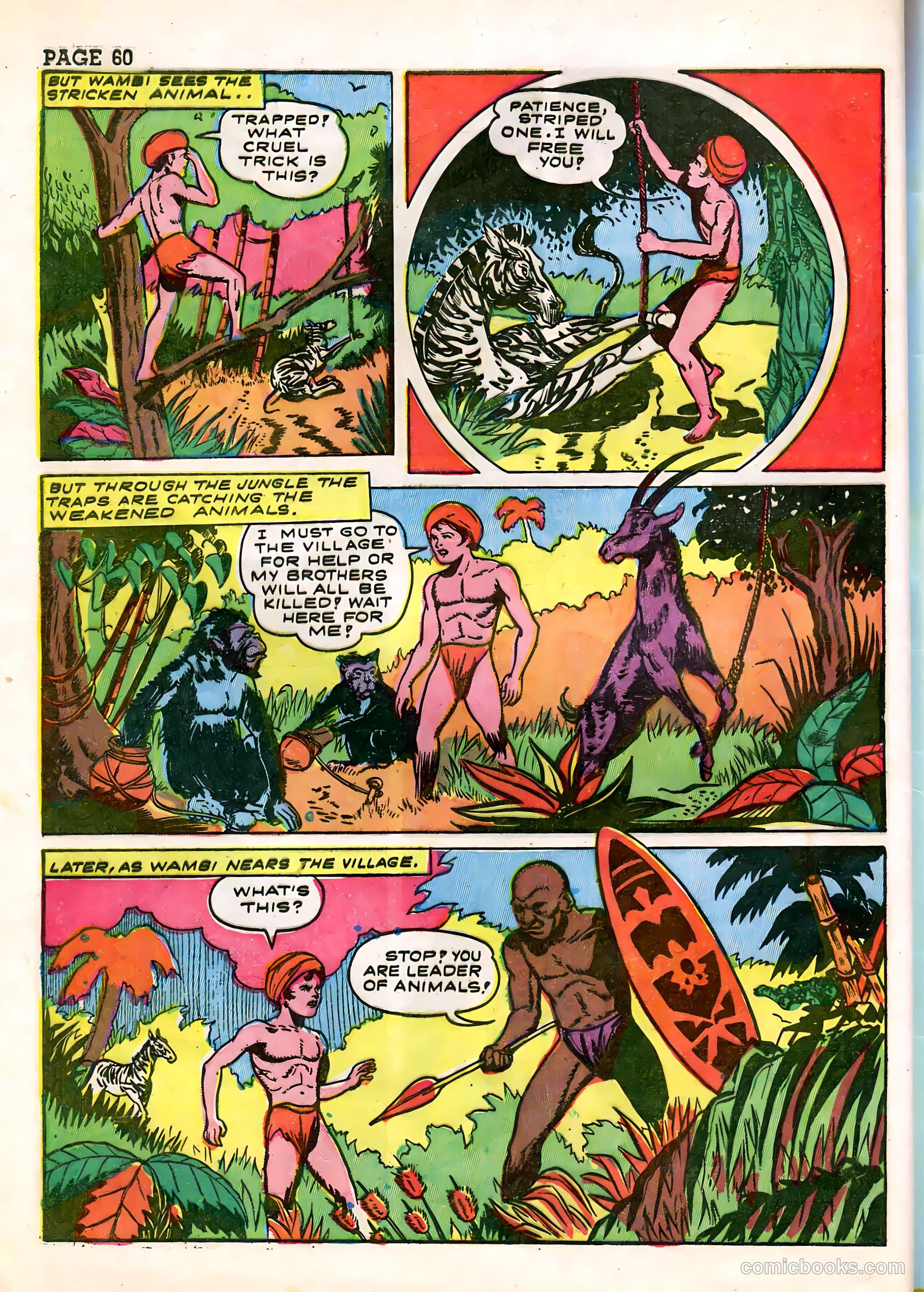 Wambi, Jungle Boy #3 (1943) — page 62 of 68