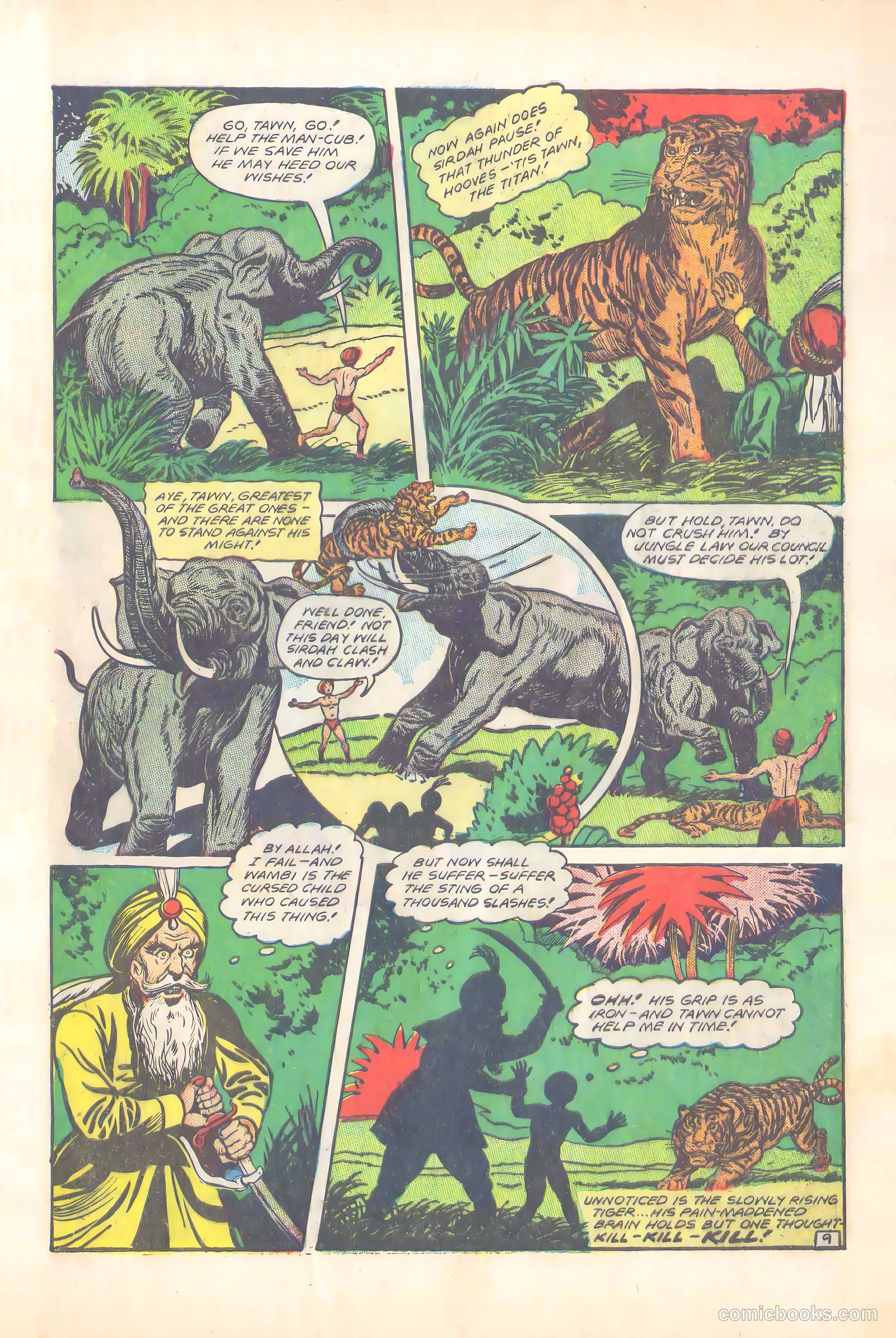 Wambi, Jungle Boy #4 (1948) — page 12 of 57