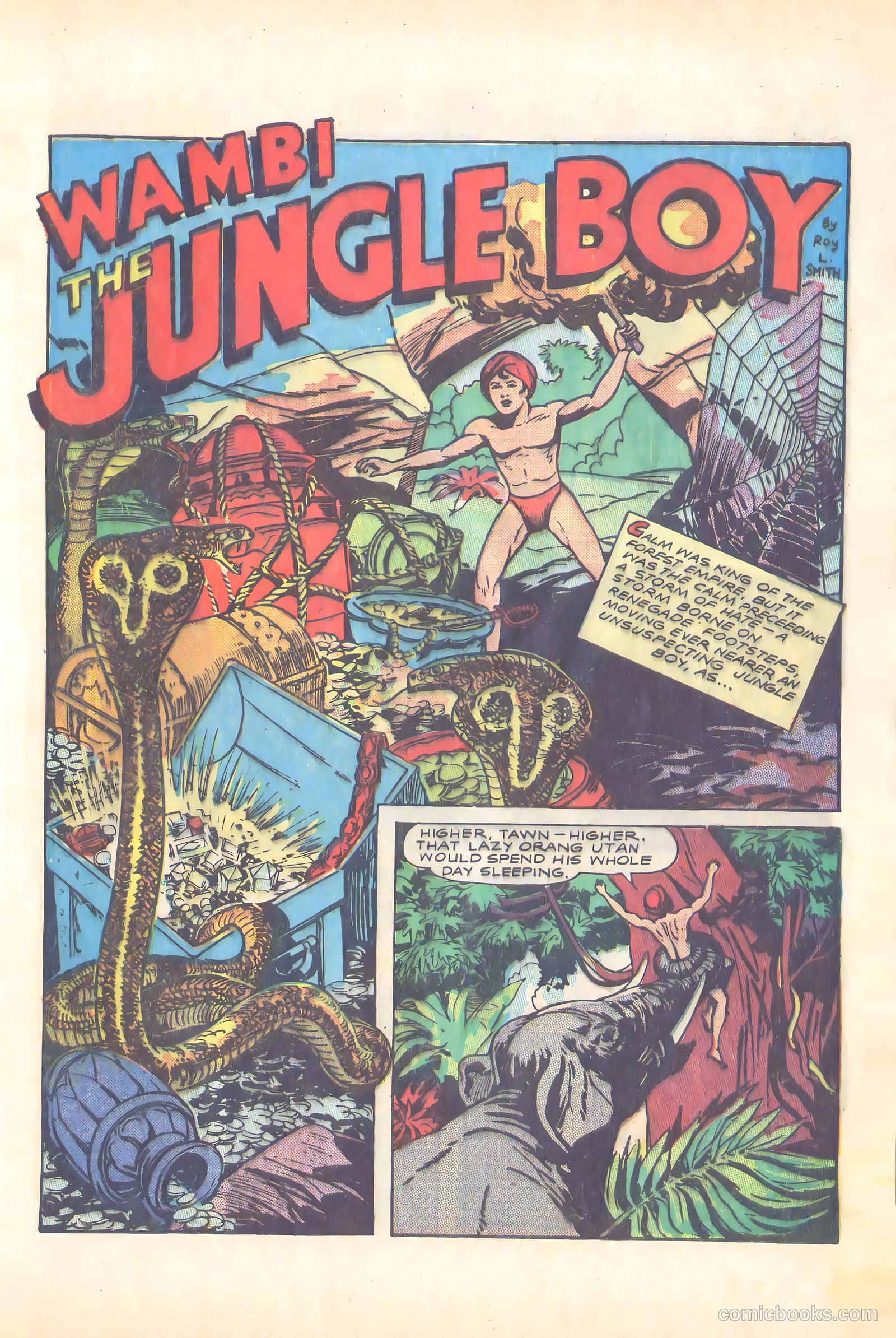 Wambi, Jungle Boy #4 (1948) — page 15 of 57
