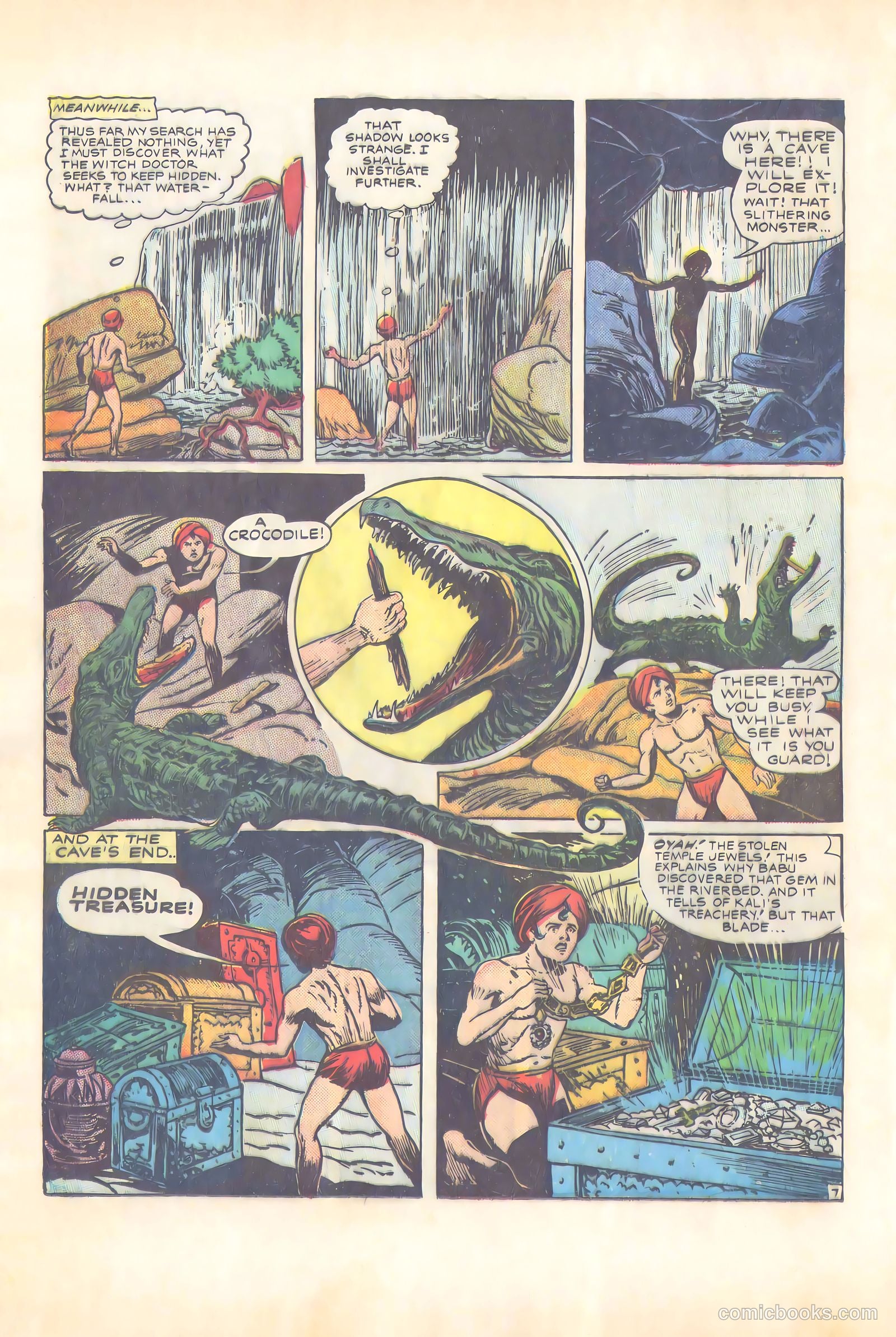 Wambi, Jungle Boy #4 (1948) — page 31 of 57