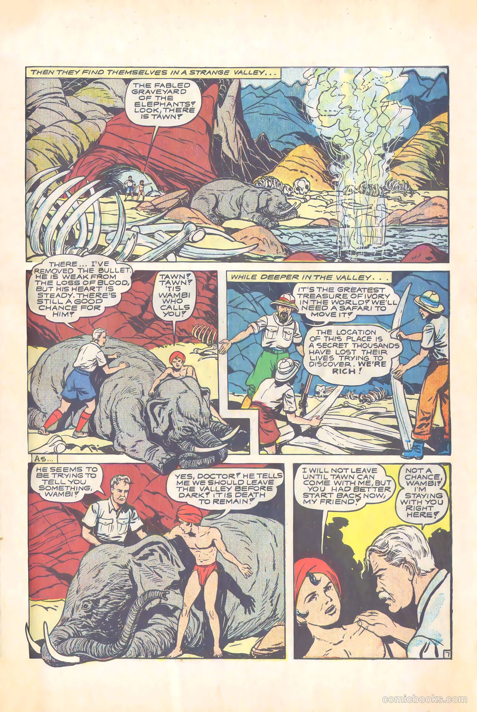 Wambi, Jungle Boy #4 (1948) — page 43 of 57