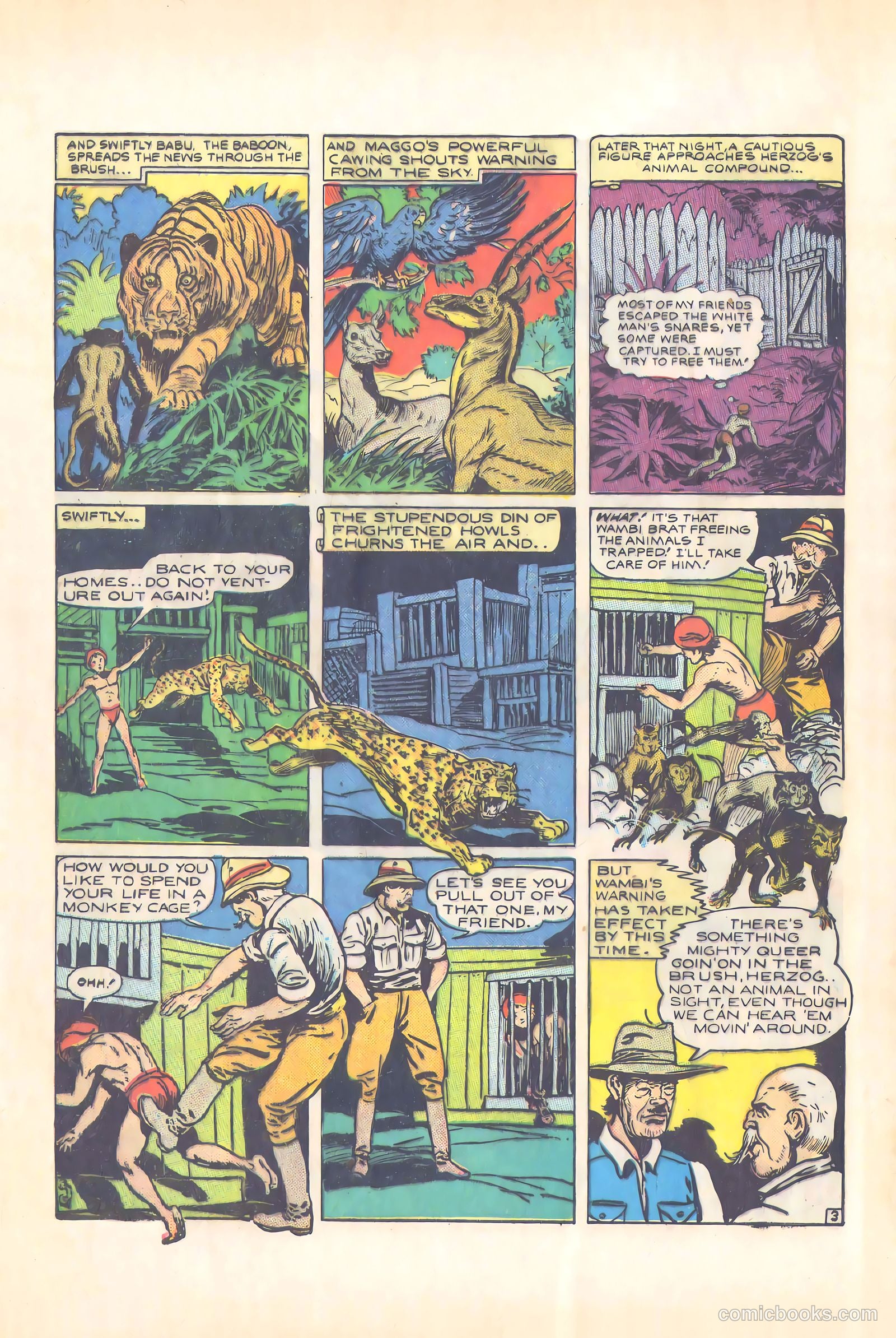 Wambi, Jungle Boy #4 (1948) — page 49 of 57