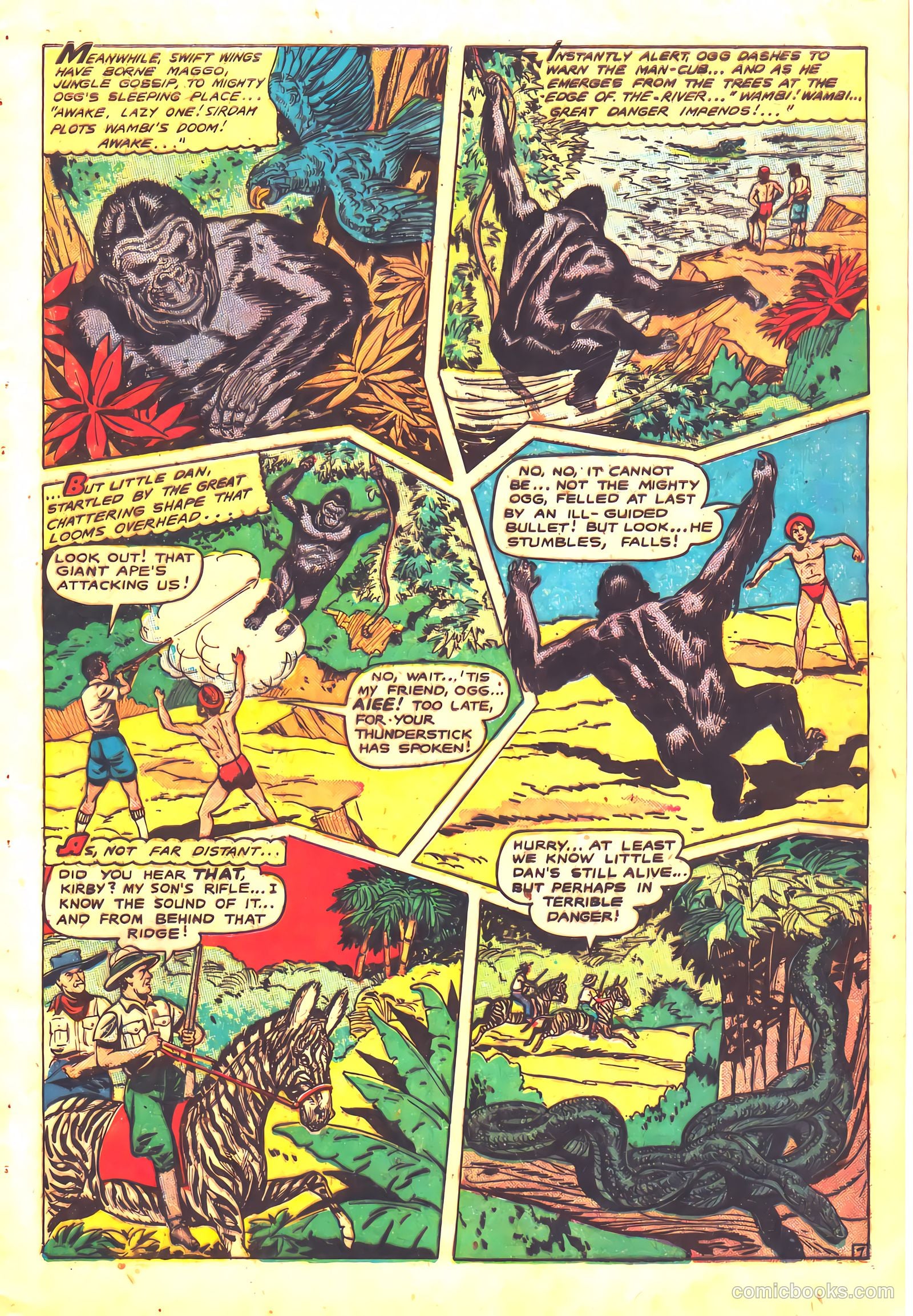 Wambi, Jungle Boy #5 (1949) — page 9 of 36