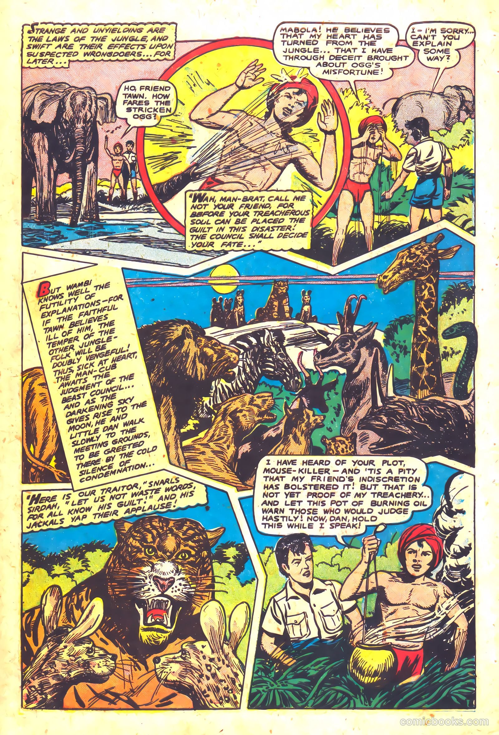 Wambi, Jungle Boy #5 (1949) — page 10 of 36