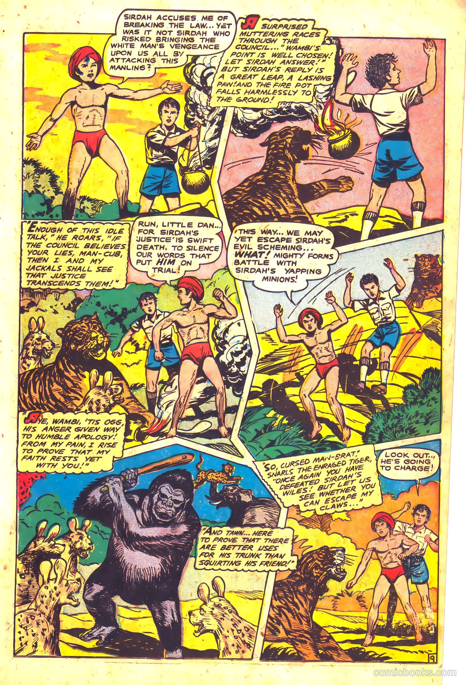 Wambi, Jungle Boy #5 (1949) — page 11 of 36