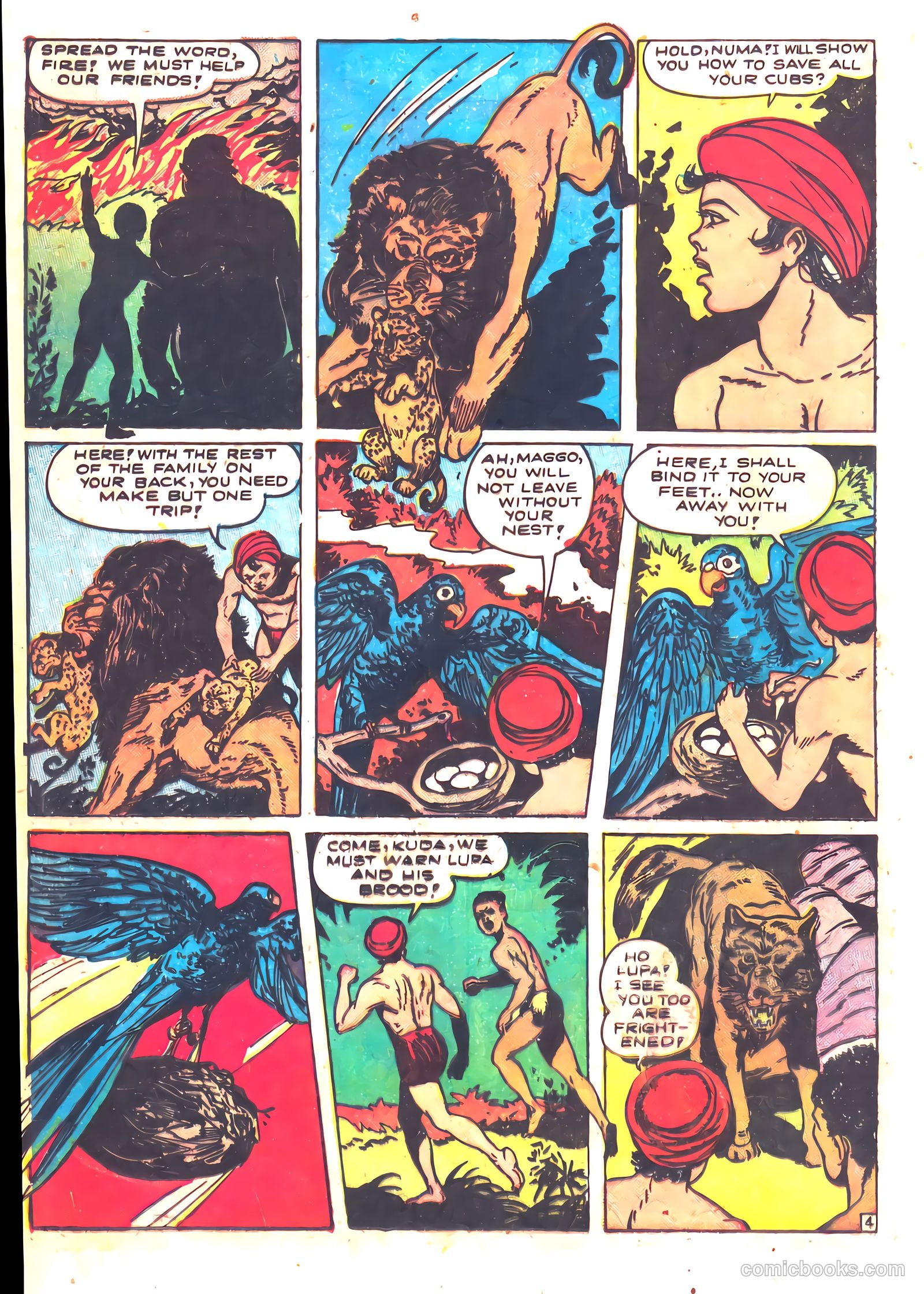 Wambi, Jungle Boy #5 (1949) — page 16 of 36