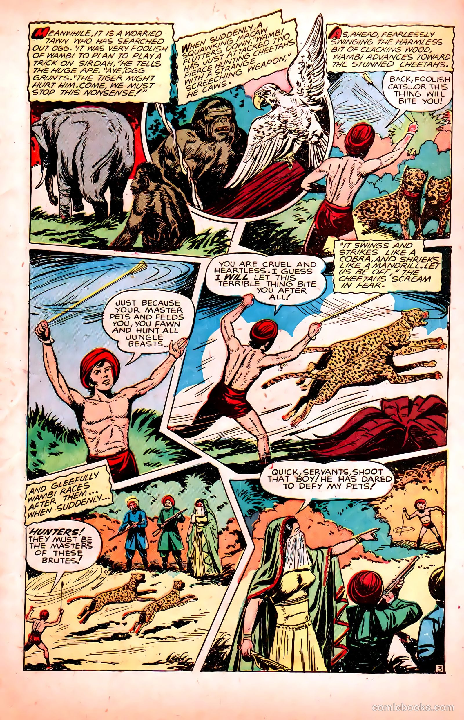 Wambi, Jungle Boy #6 (1950) — page 5 of 52
