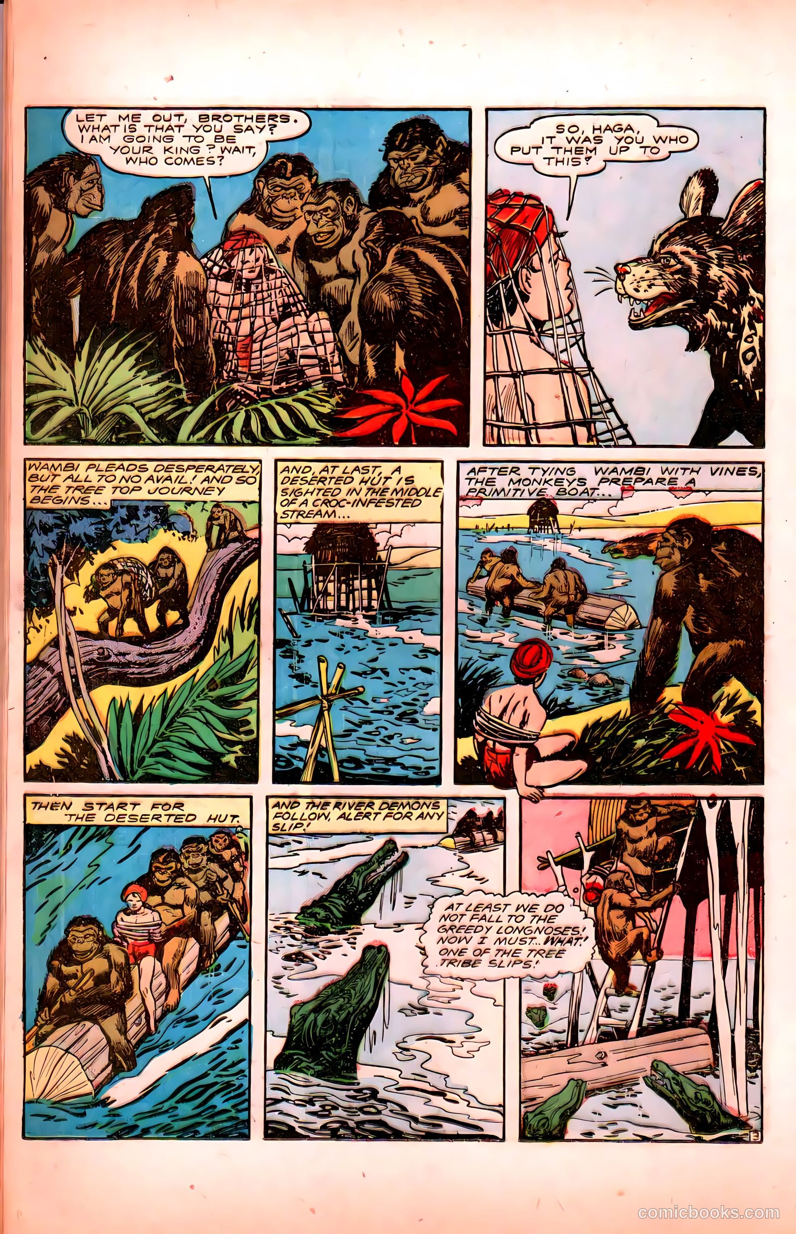Wambi, Jungle Boy #6 (1950) — page 18 of 52
