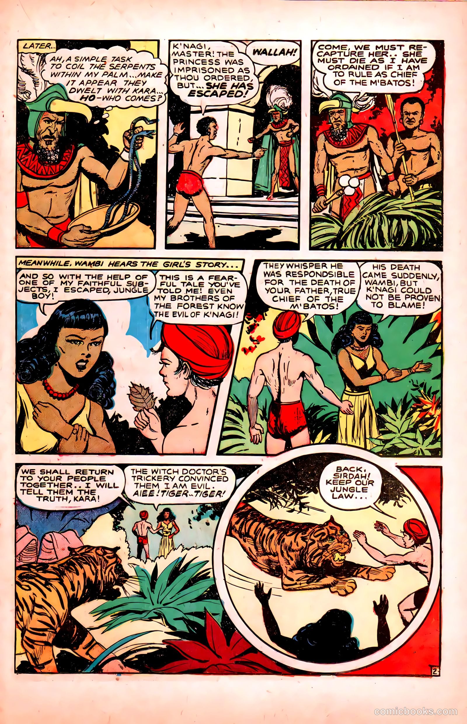 Wambi, Jungle Boy #6 (1950) — page 29 of 52