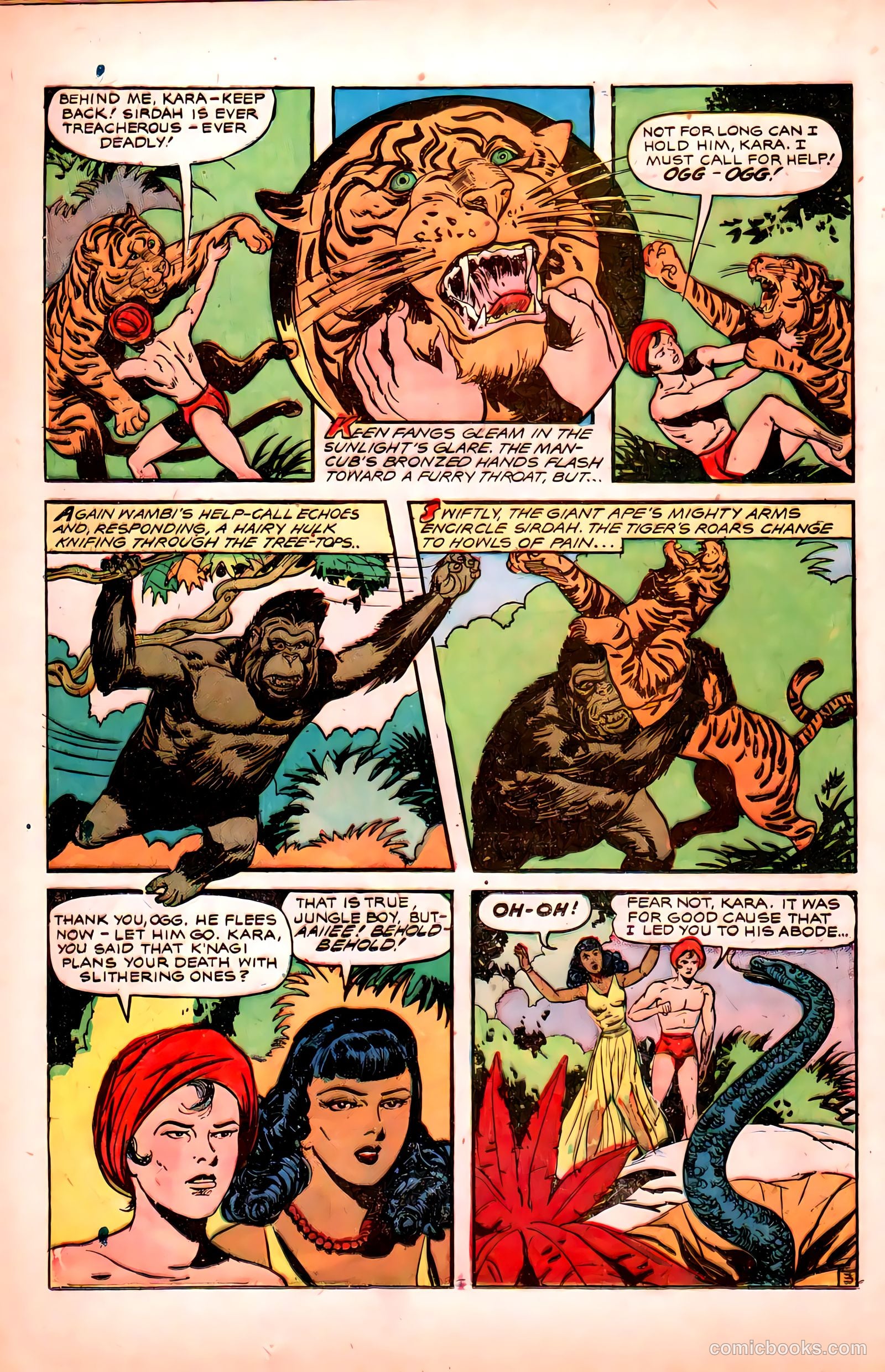 Wambi, Jungle Boy #6 (1950) — page 30 of 52