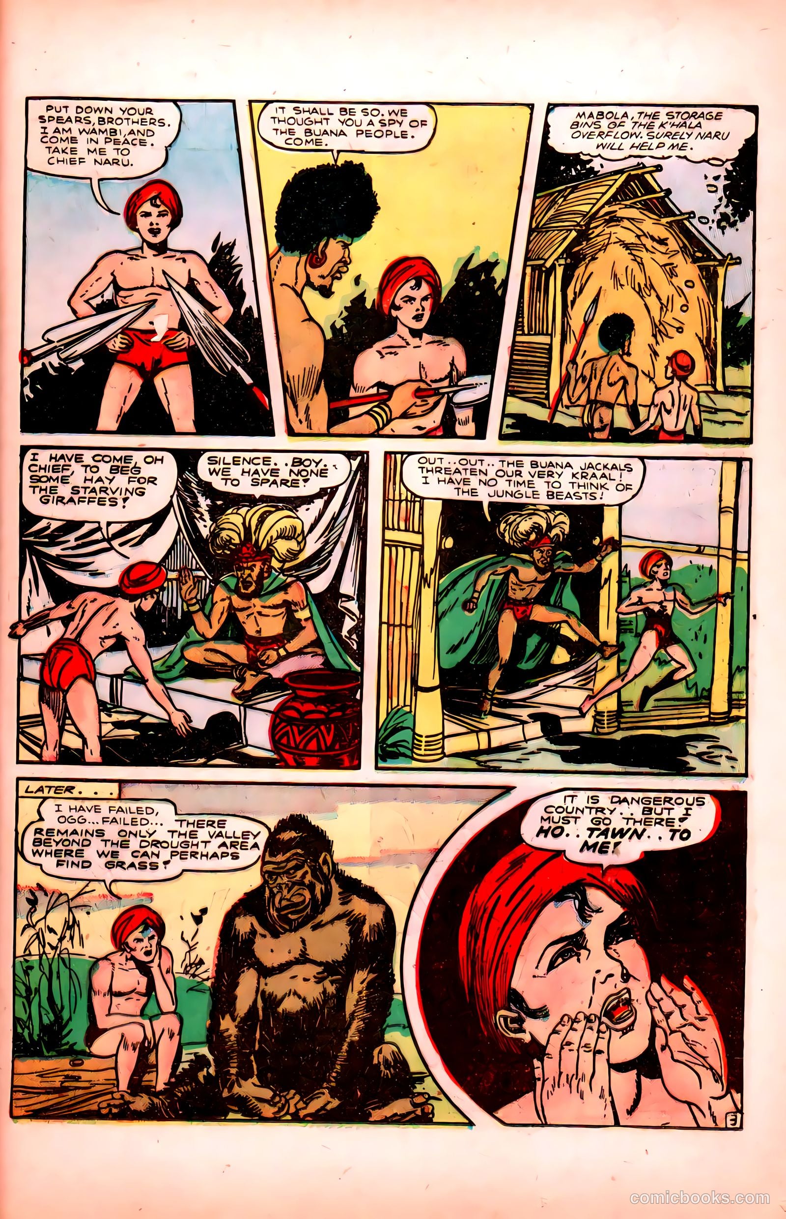 Wambi, Jungle Boy #6 (1950) — page 37 of 52