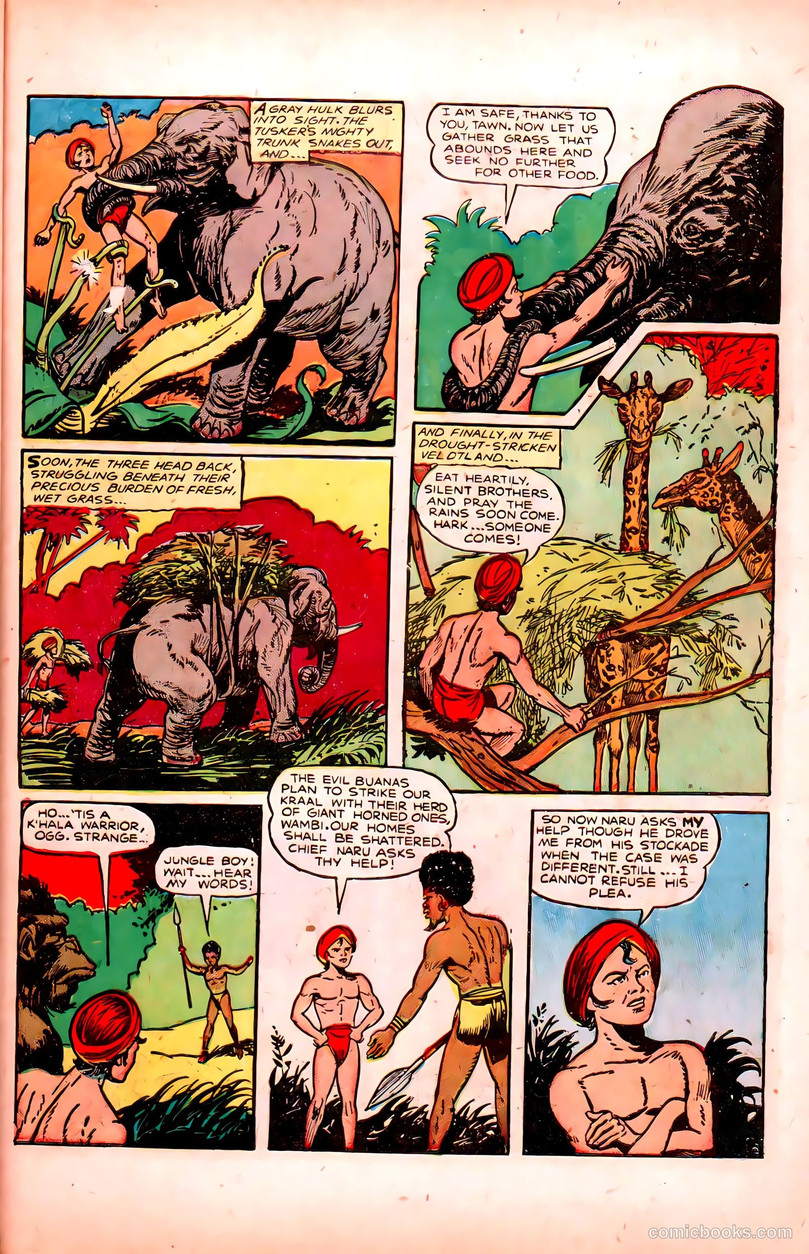Wambi, Jungle Boy #6 (1950) — page 39 of 52
