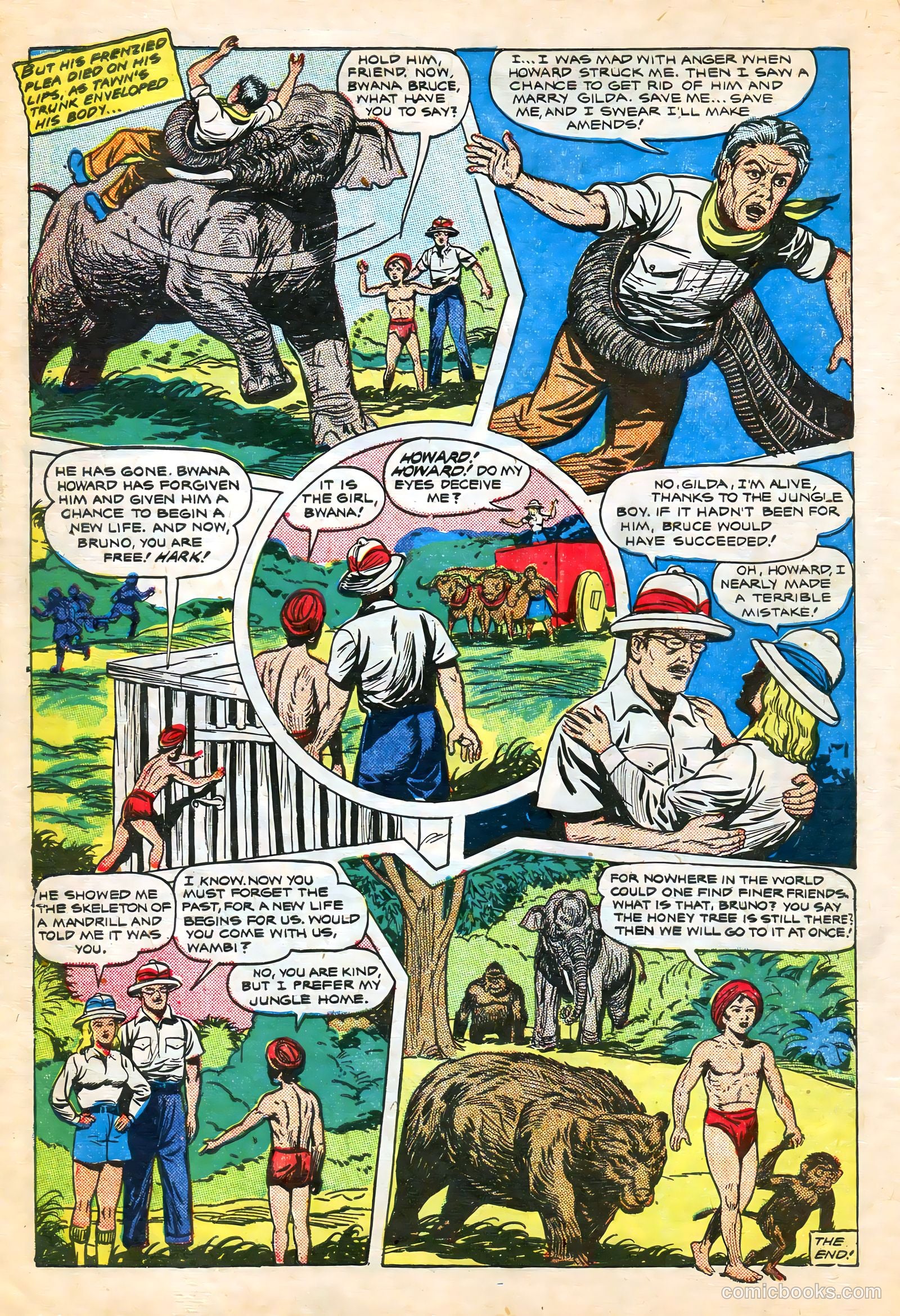 Wambi, Jungle Boy #7 (1950) — page 14 of 52