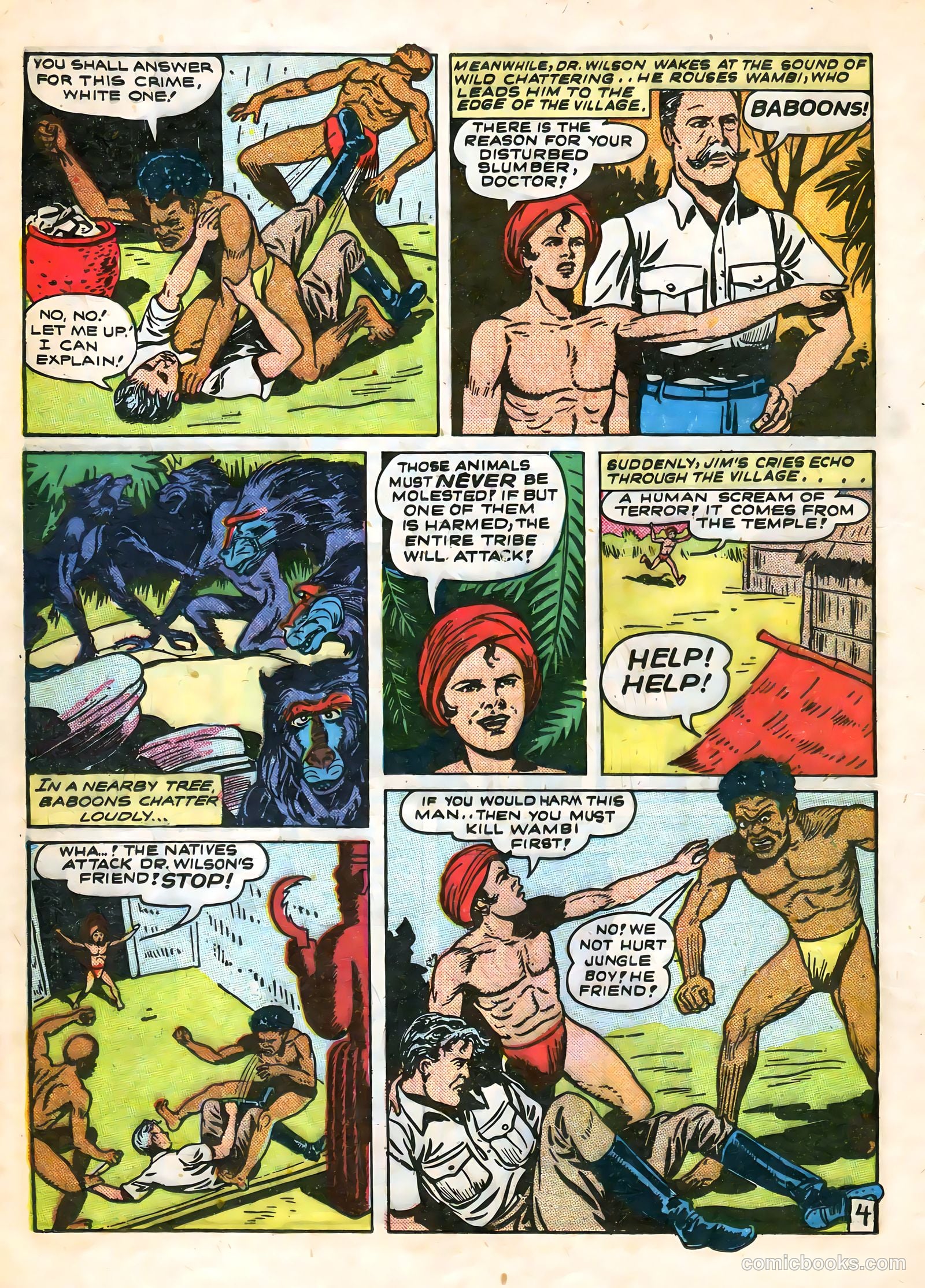 Wambi, Jungle Boy #7 (1950) — page 20 of 52