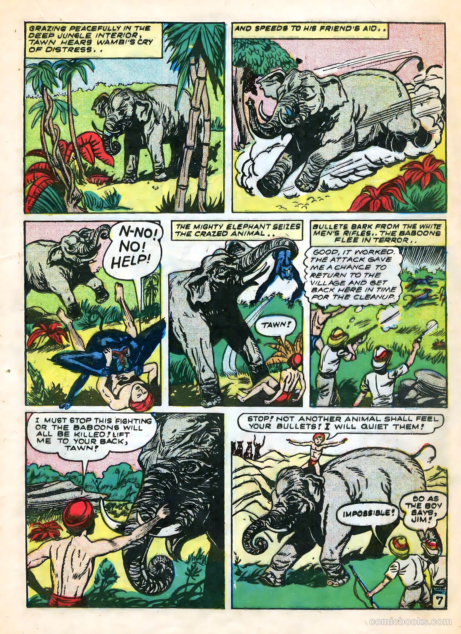 Wambi, Jungle Boy #7 (1950) — page 23 of 52