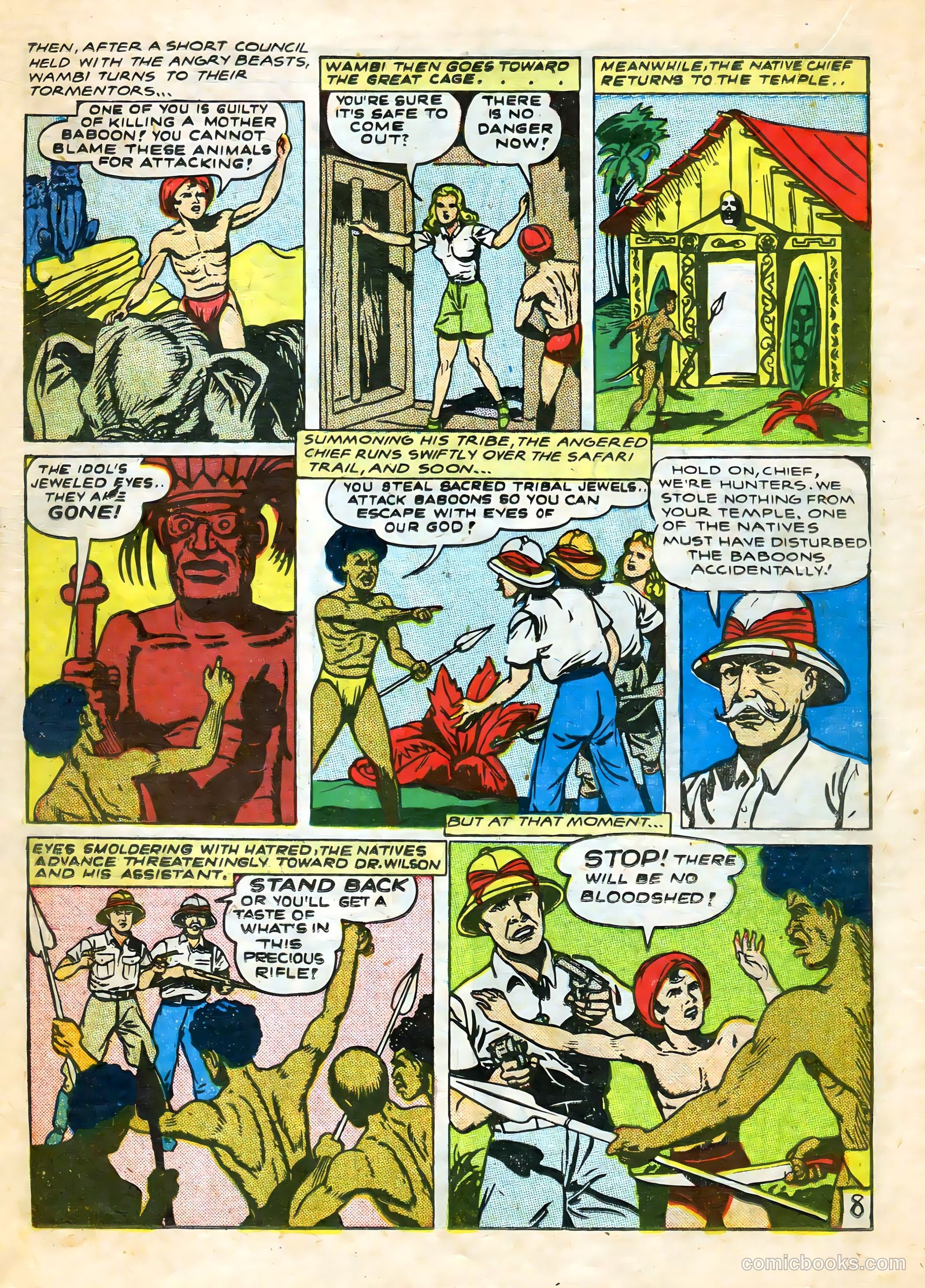 Wambi, Jungle Boy #7 (1950) — page 24 of 52