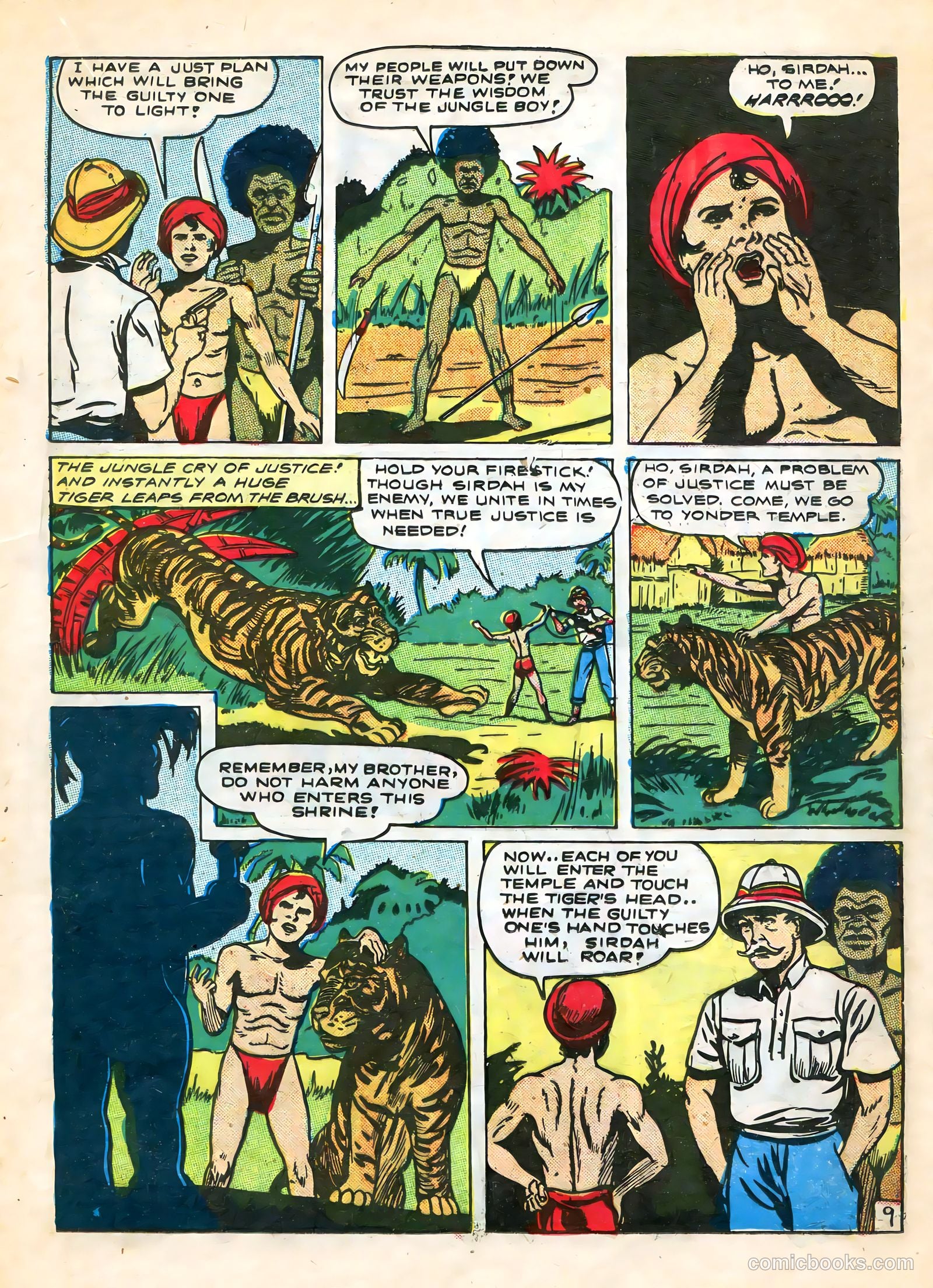 Wambi, Jungle Boy #7 (1950) — page 25 of 52